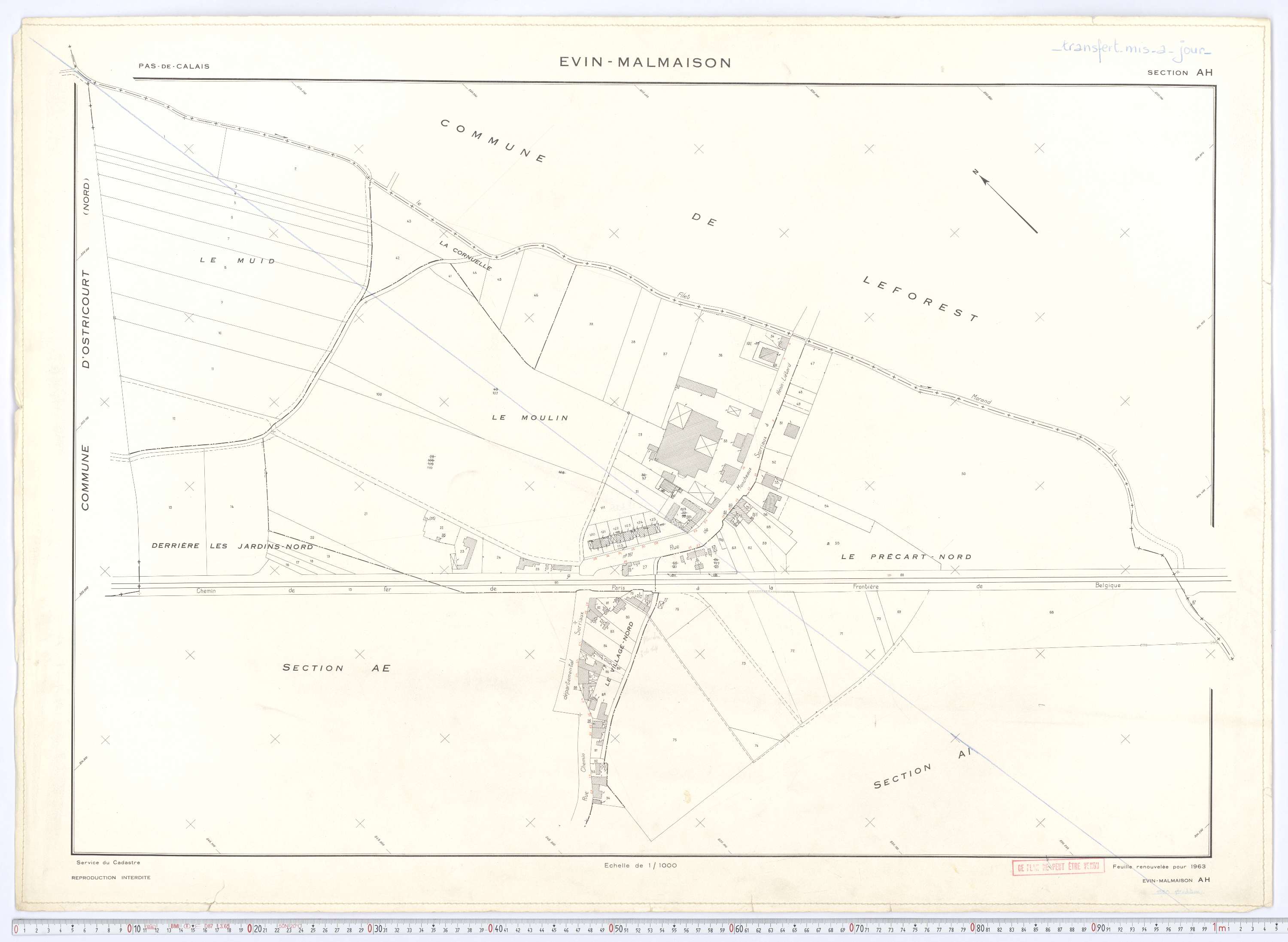 Évin-Malmaison - Section AH.