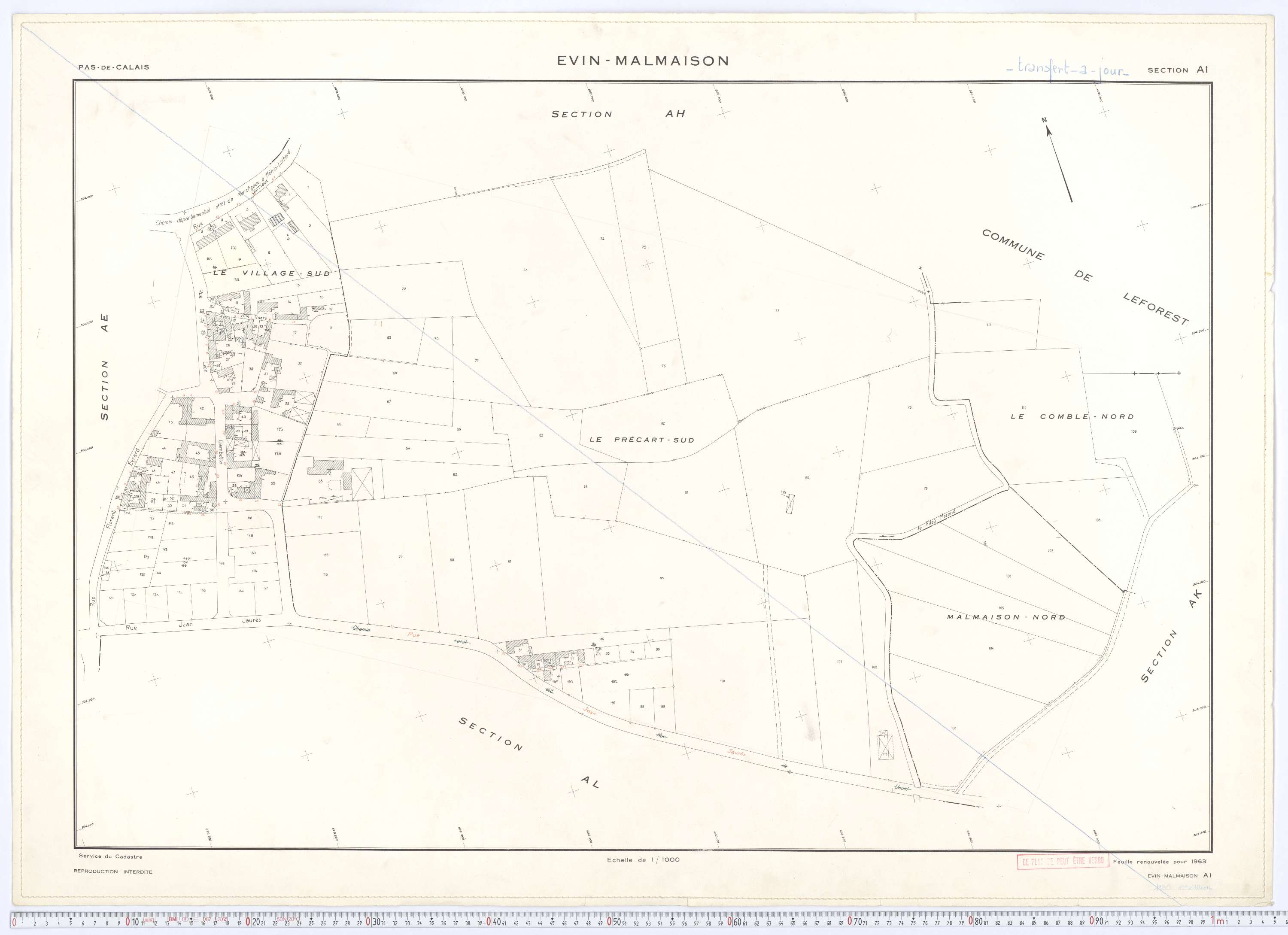 Évin-Malmaison - Section AI.