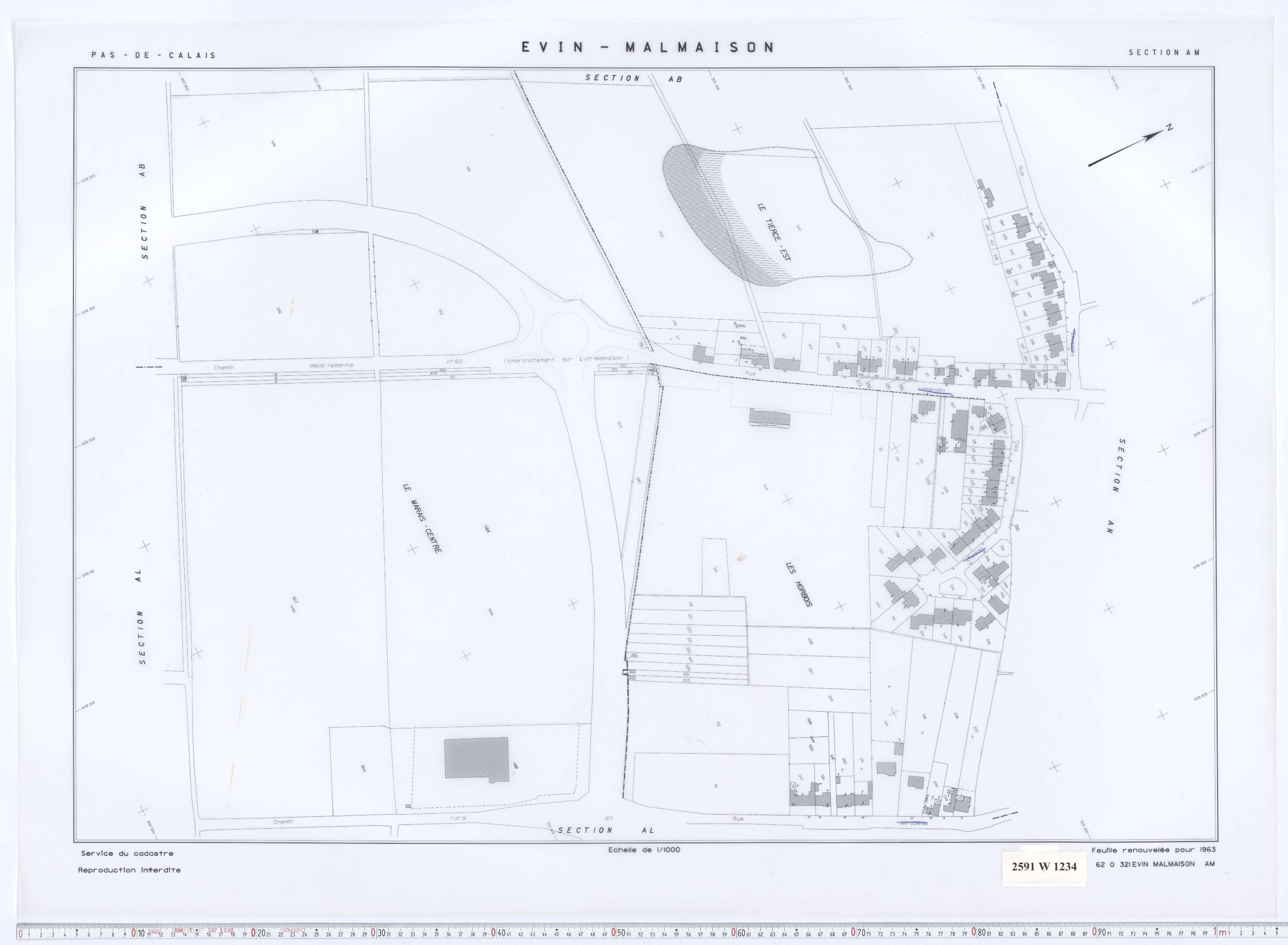 Évin-Malmaison - Section AM.