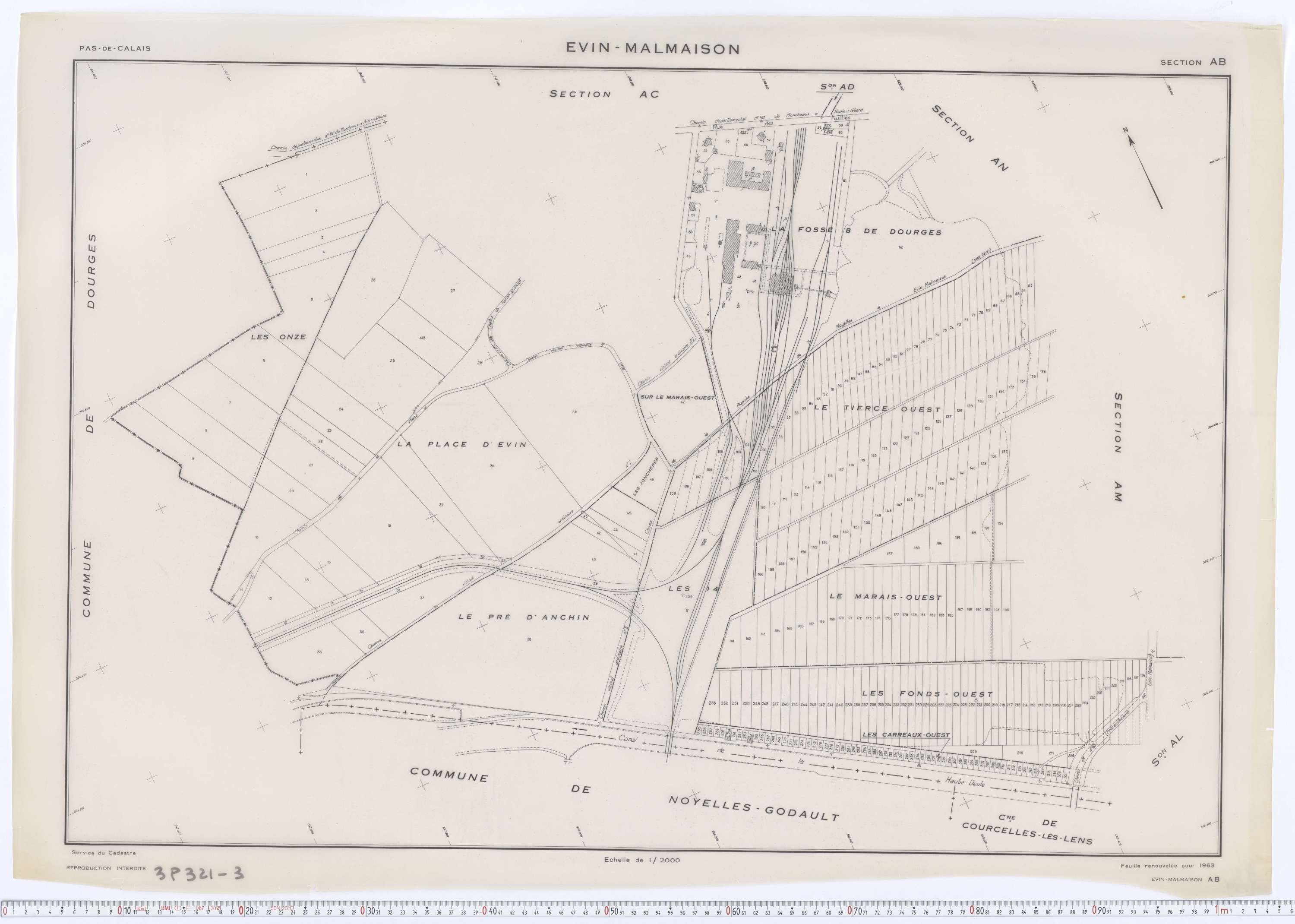 Évin-Malmaison - Section AB.