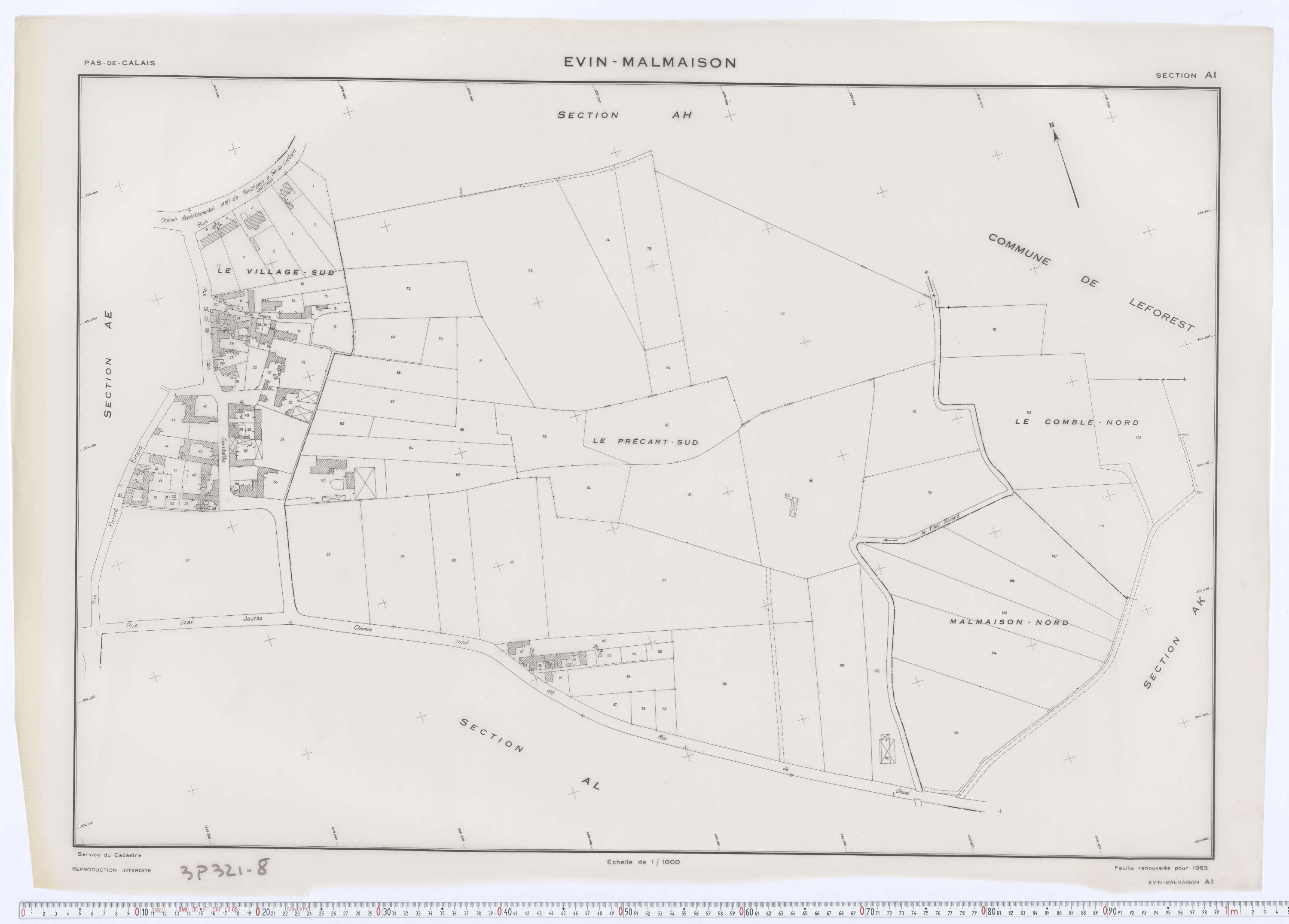 Évin-Malmaison - Section AI.