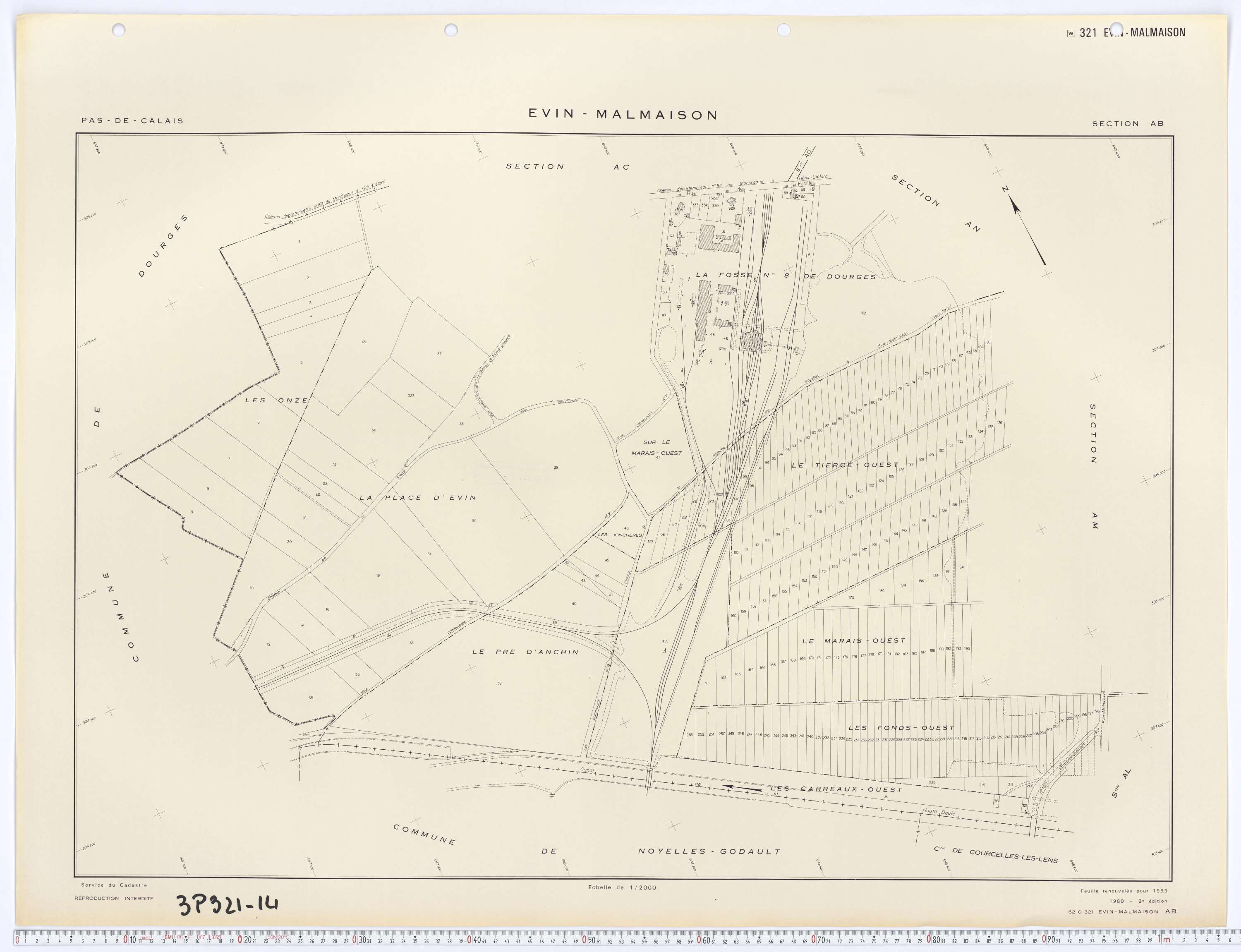 Évin-Malmaison - Section AB.