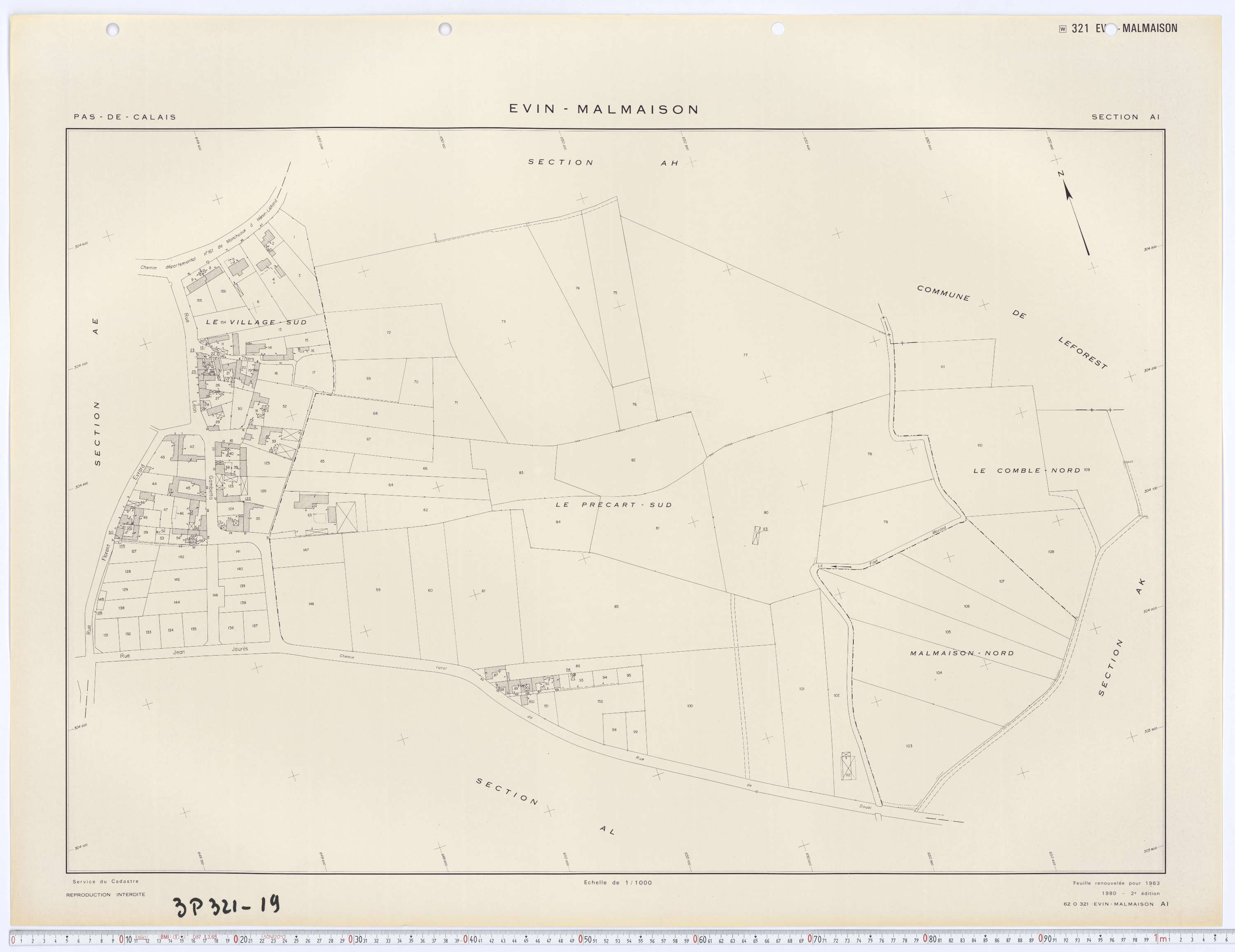 Évin-Malmaison - Section AI.
