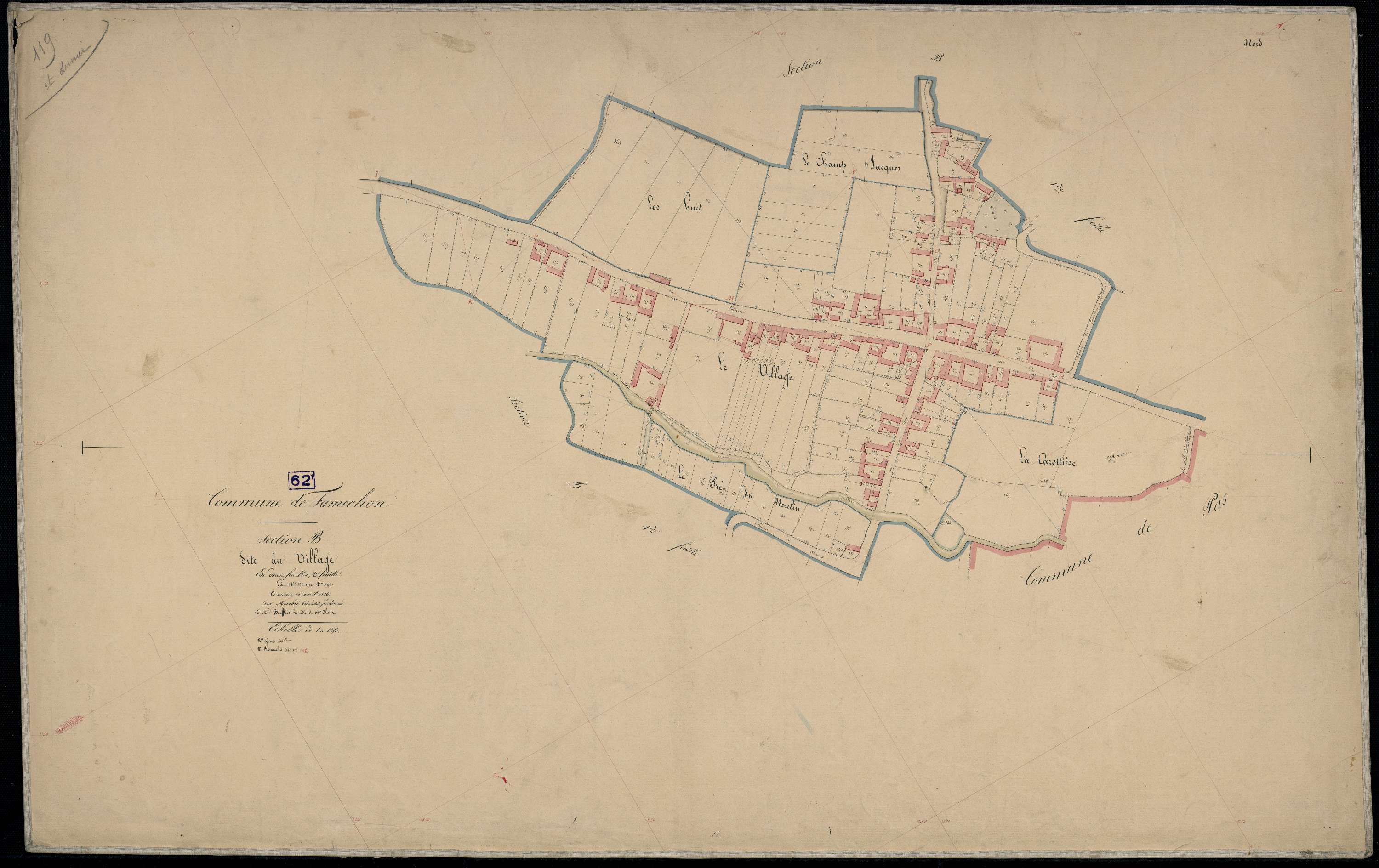 Famechon - Section B, 2e feuille