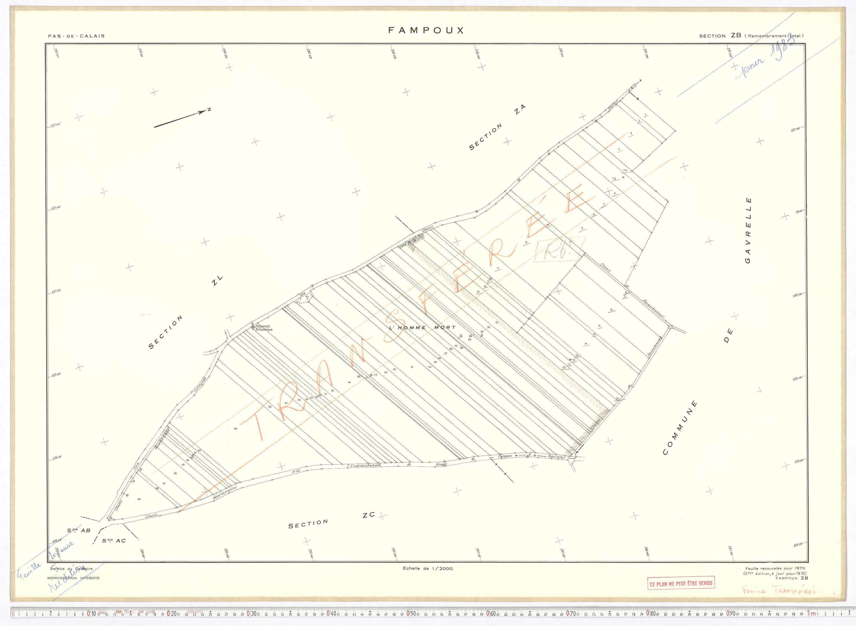 Fampoux - Section ZB.