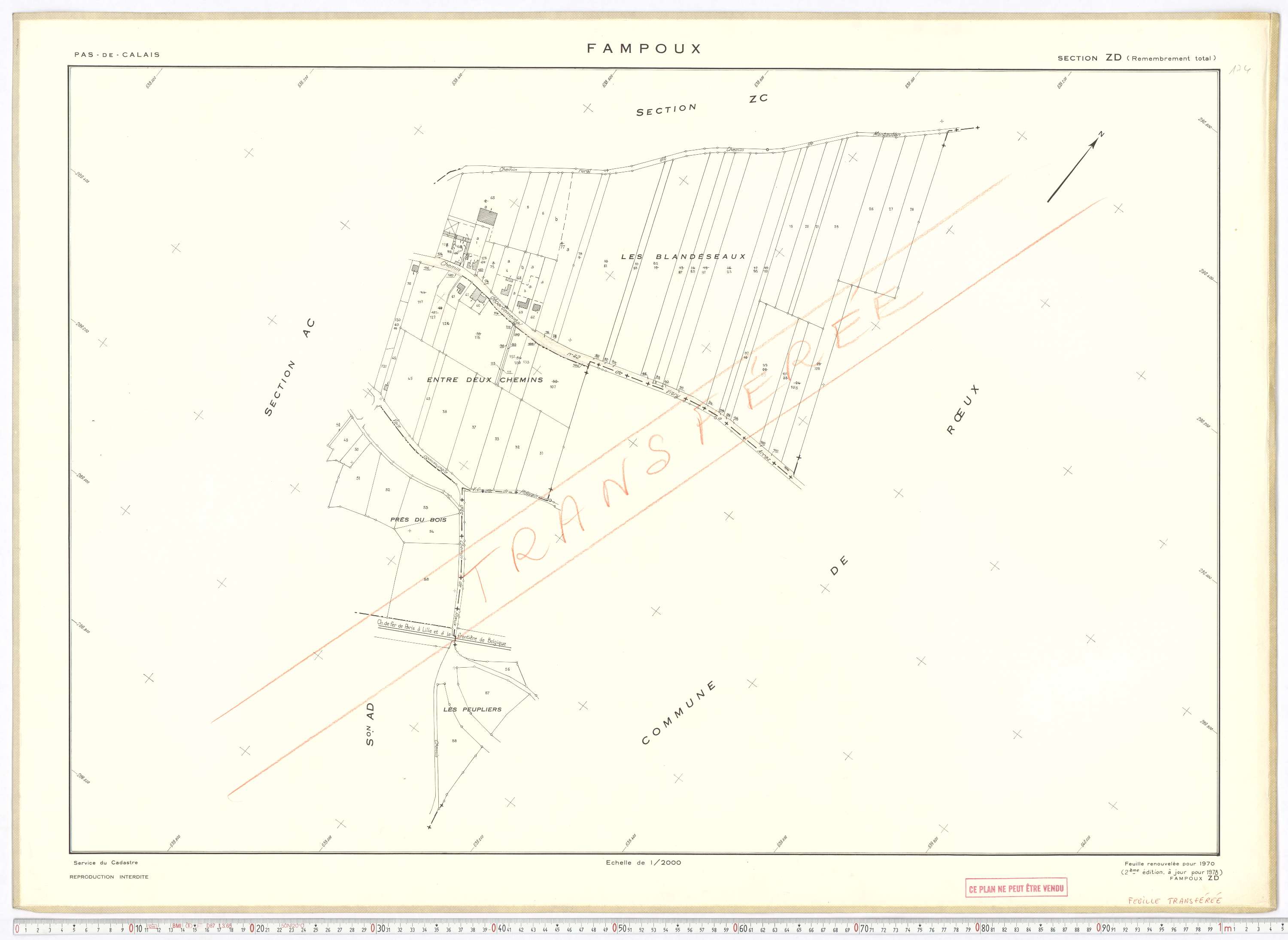 Fampoux - Section ZD.