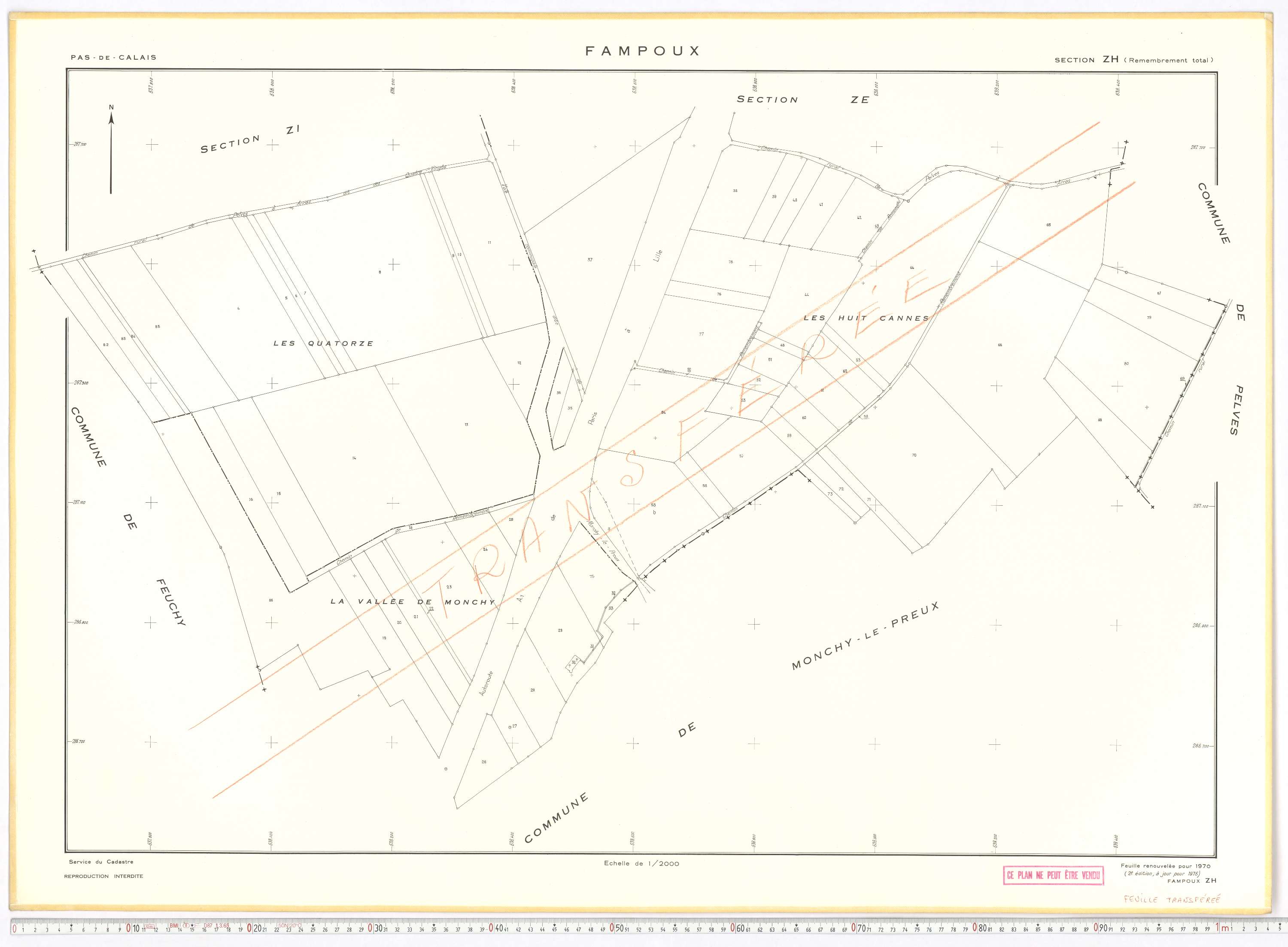 Fampoux - Section ZH.