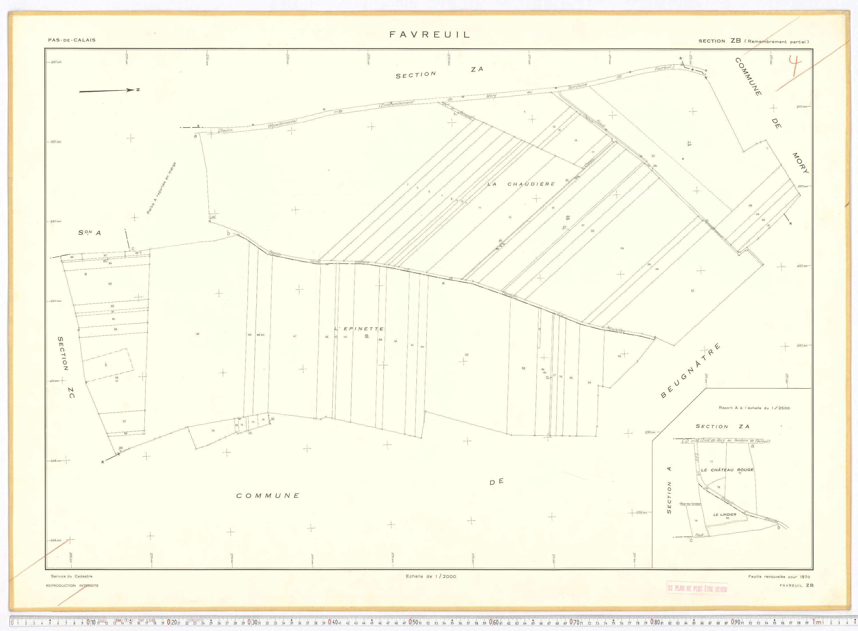 Favreuil - Section ZB.