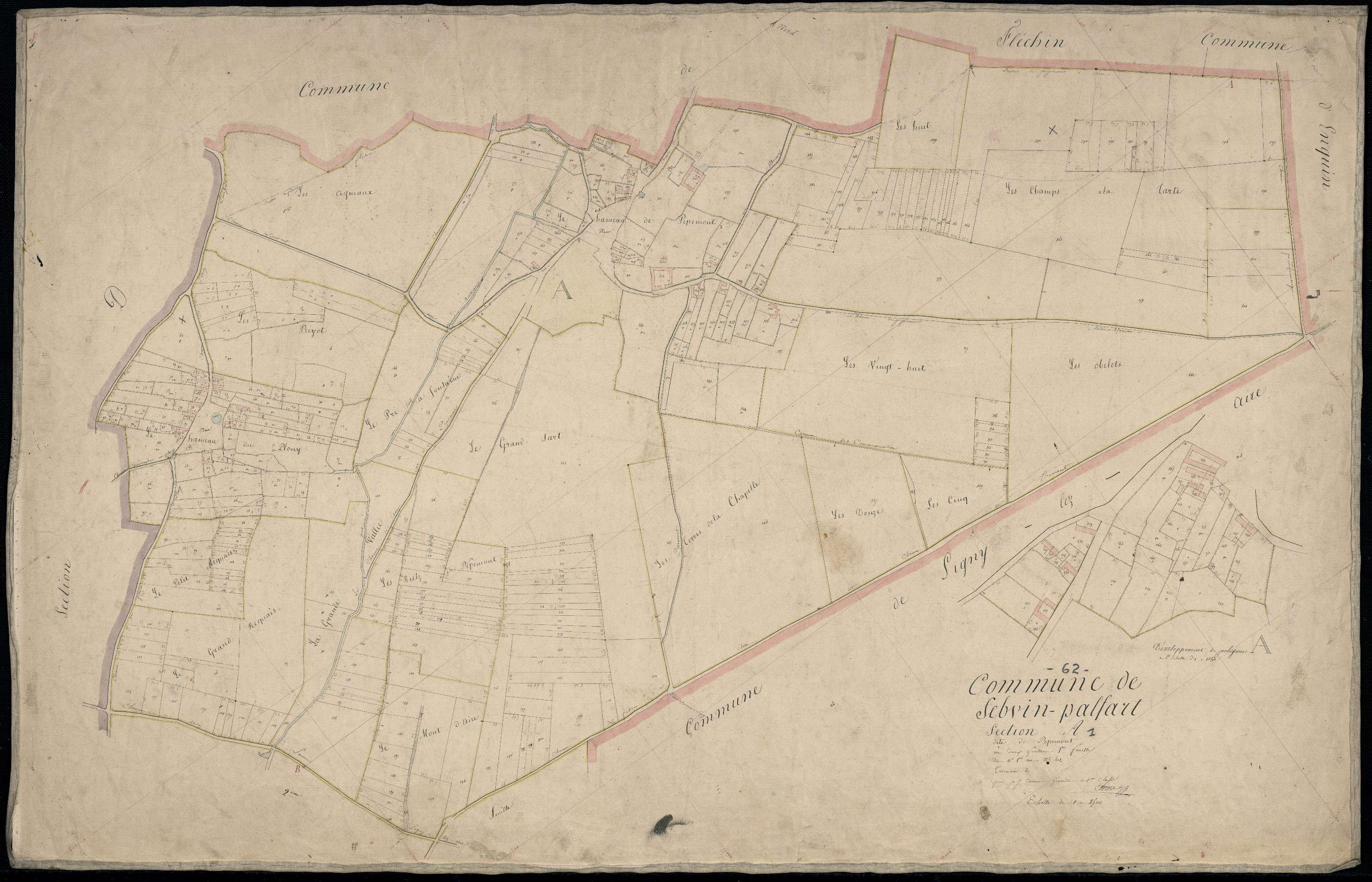 Febvin-Palfart - Section A, 1re feuille