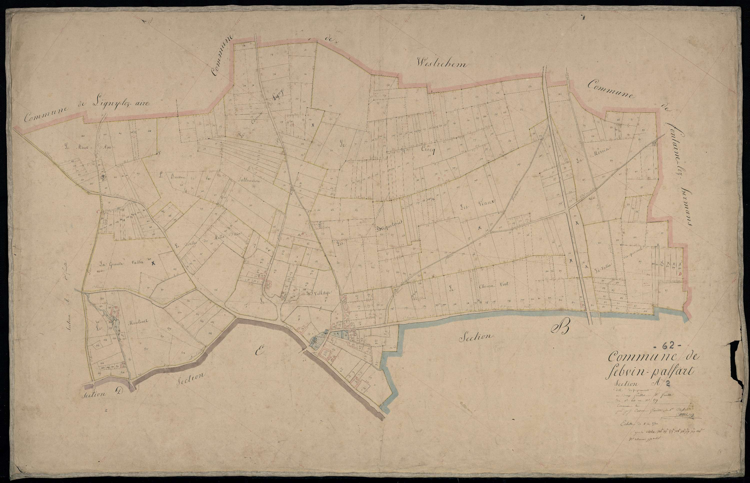 Febvin-Palfart - Section A, 2e feuille