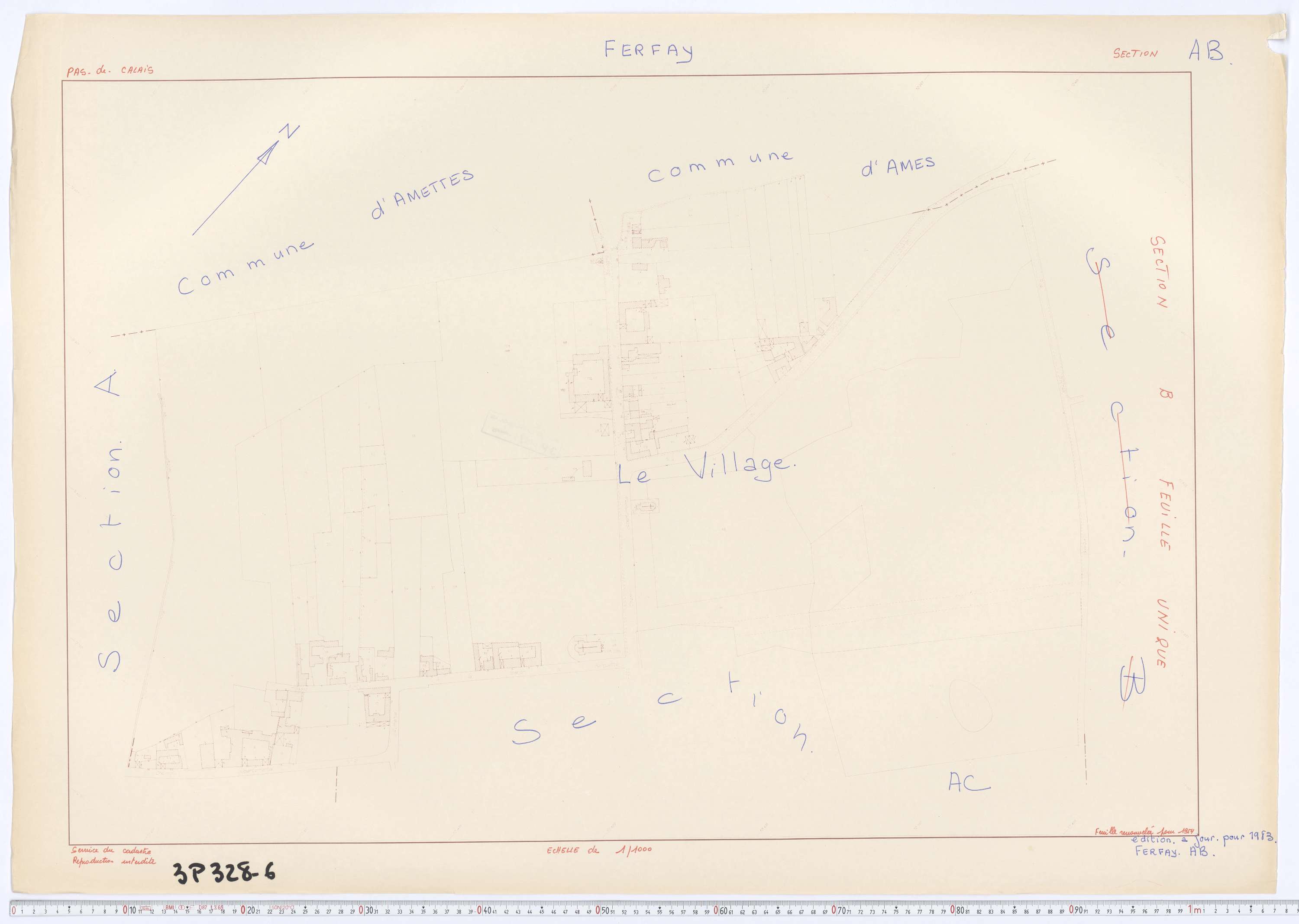 Ferfay - Section AB.
