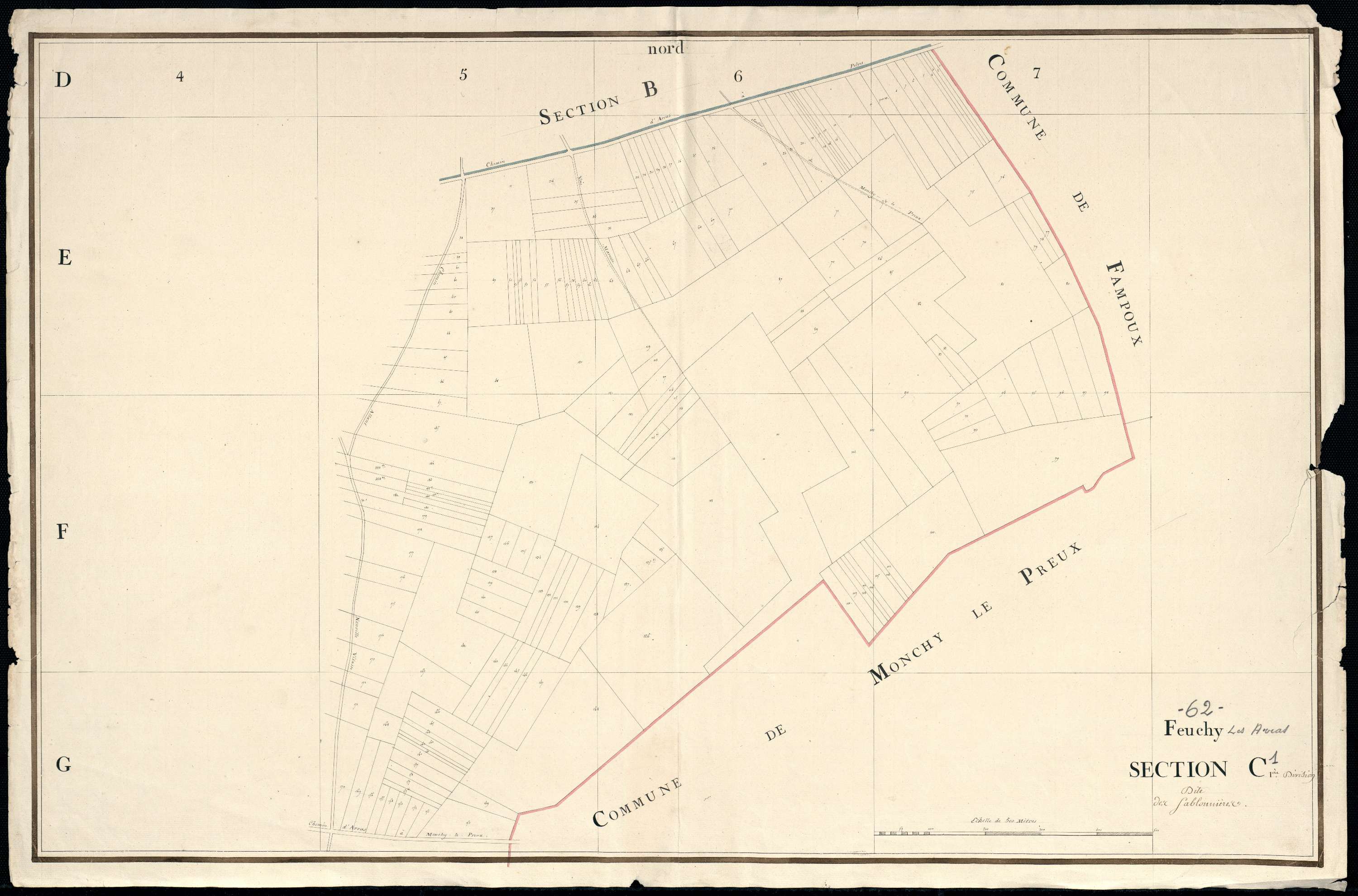 Feuchy - Section C, 1re feuille