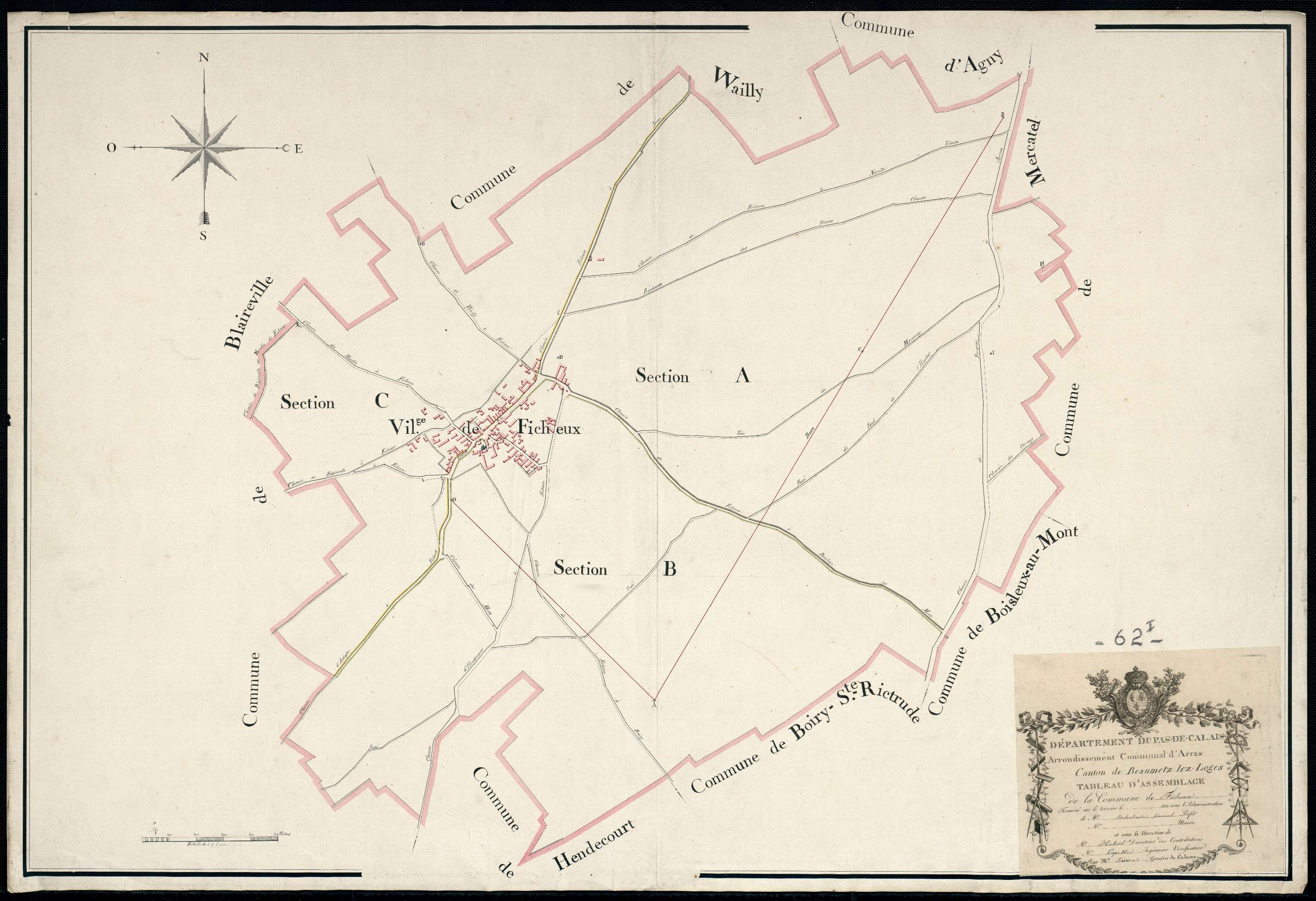 Ficheux - Tableau d'assemblage