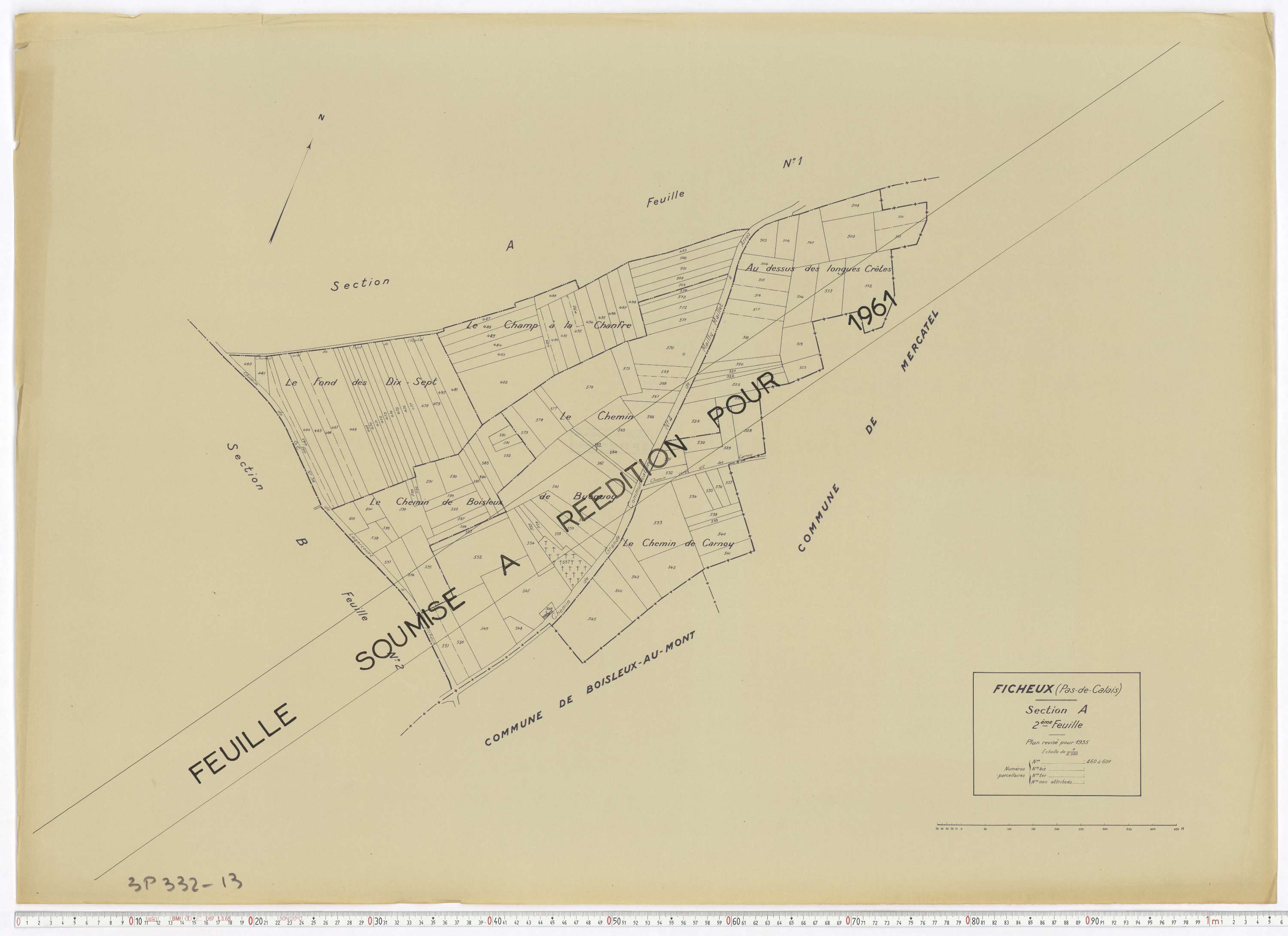 Ficheux - Section A, feuille 2.