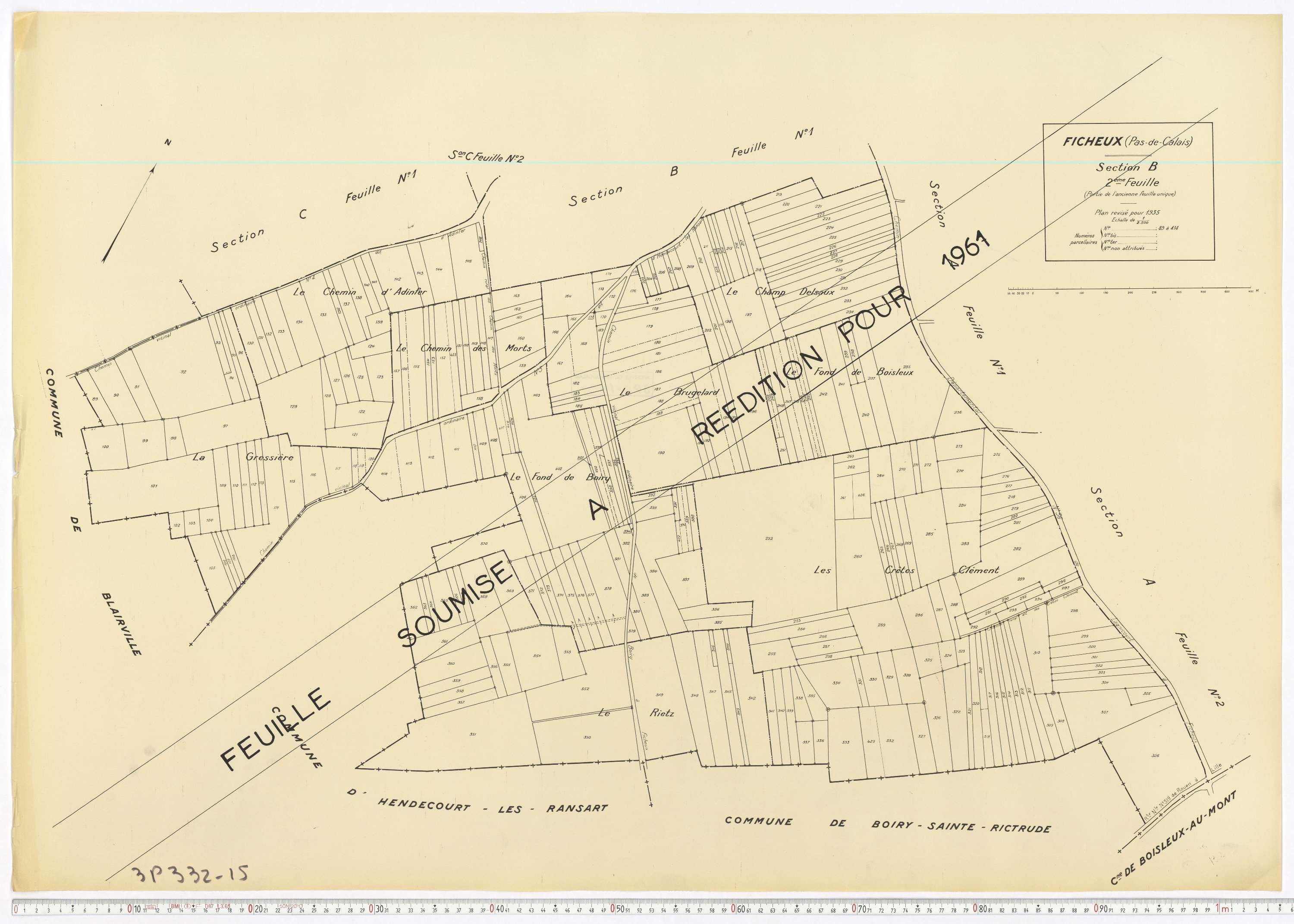 Ficheux - Section B, feuille 2.