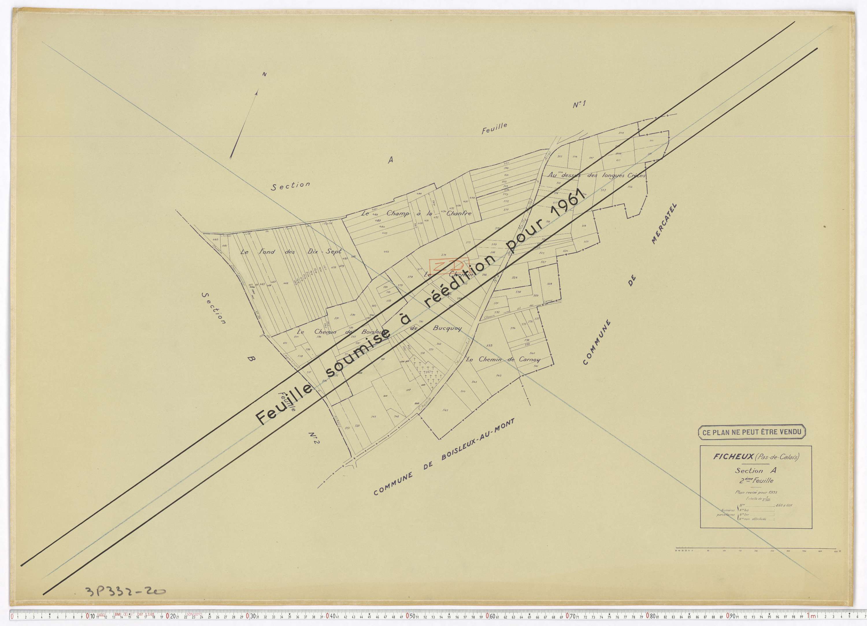 Ficheux - Section A, feuille 2.