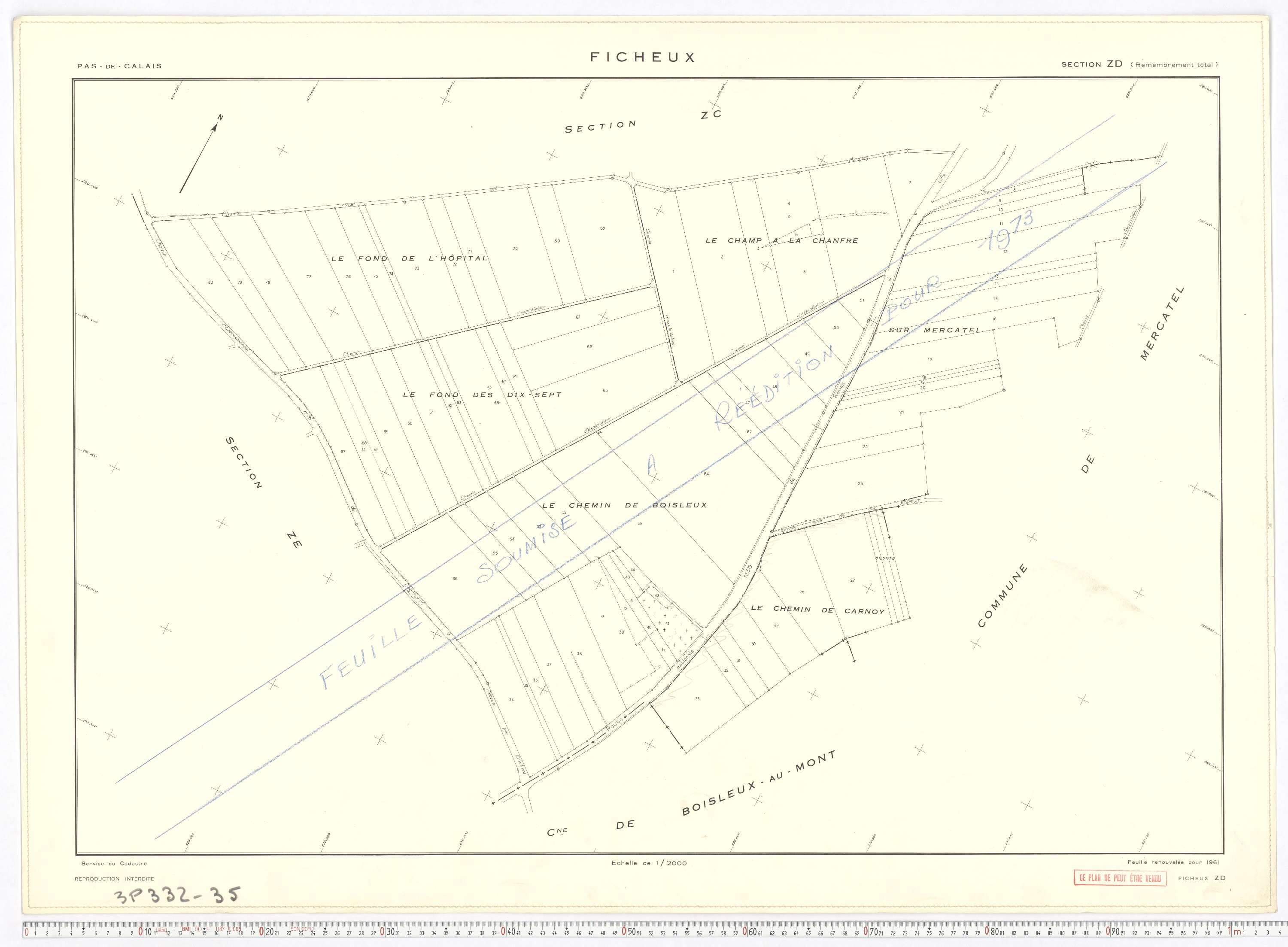Ficheux - Section ZD.