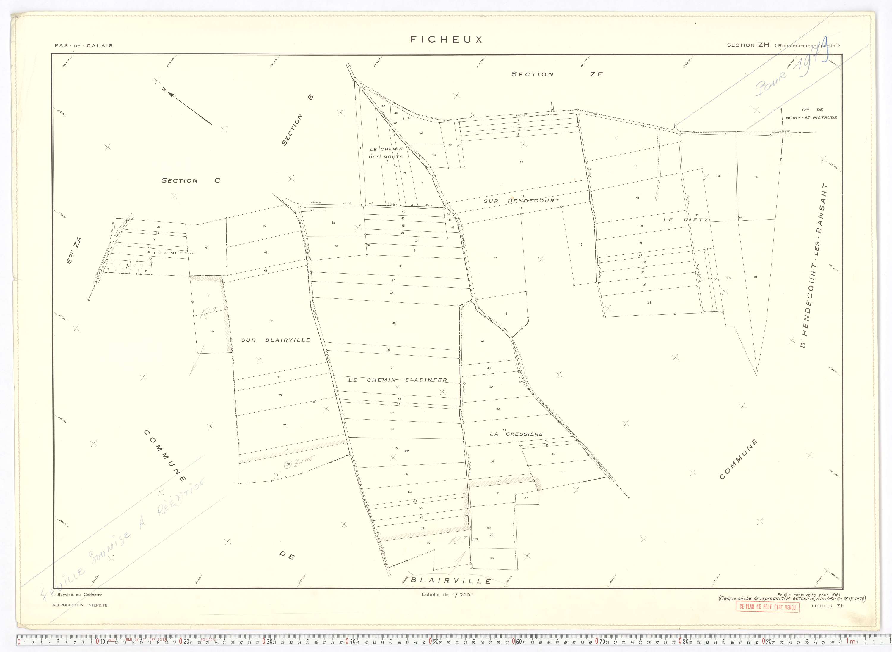Ficheux - Section ZH.