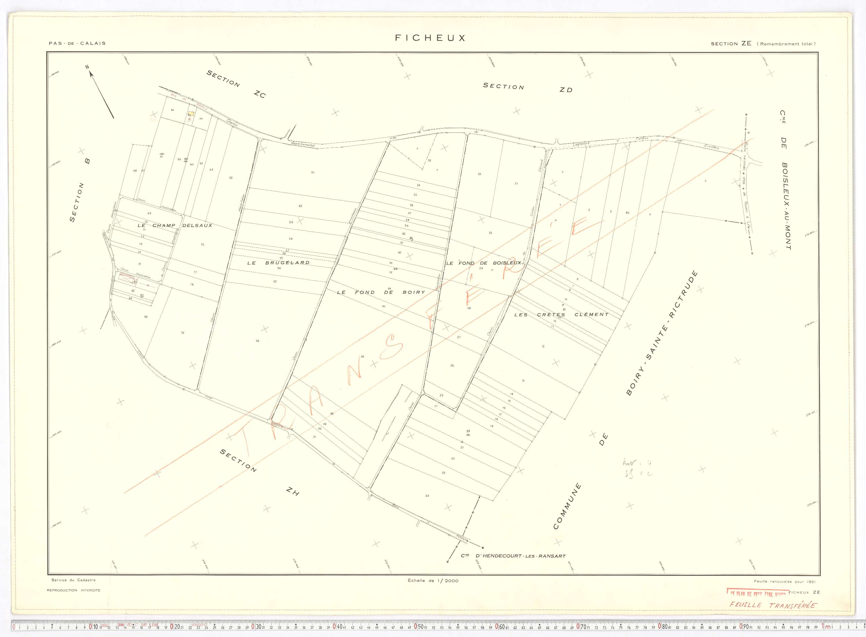 Ficheux - Section ZE.