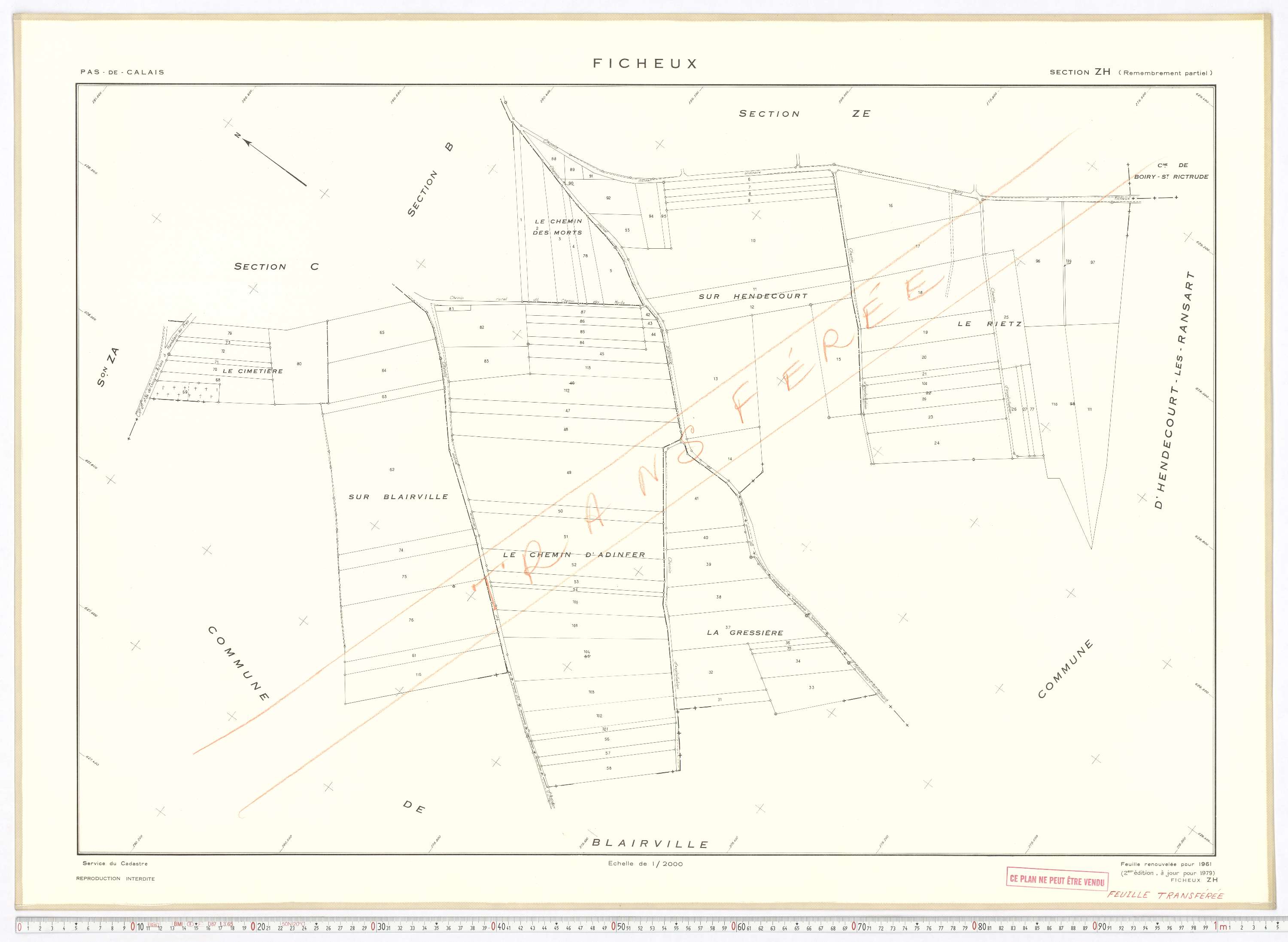 Ficheux - Section ZH.