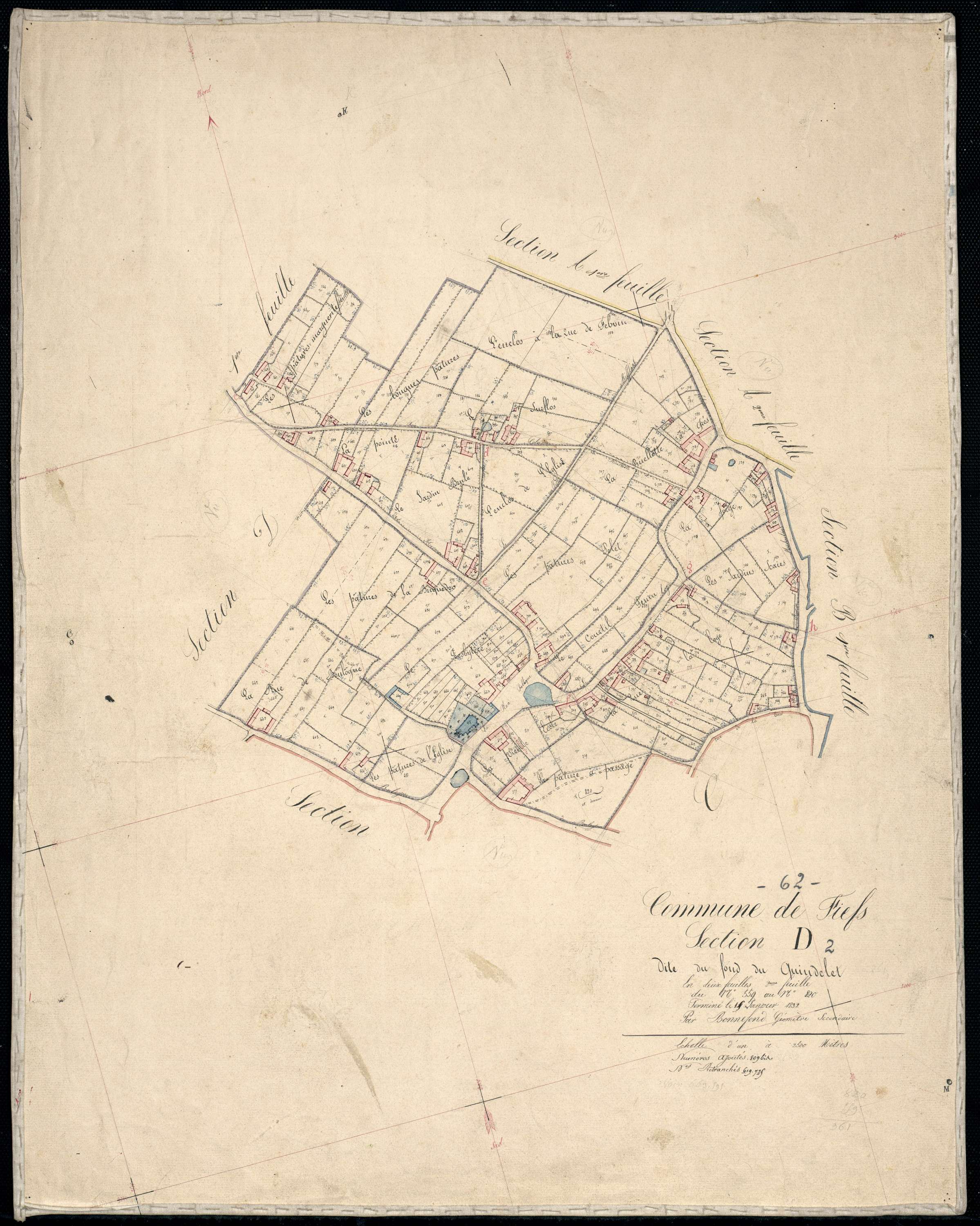 Fiefs - Section D, 2e feuille