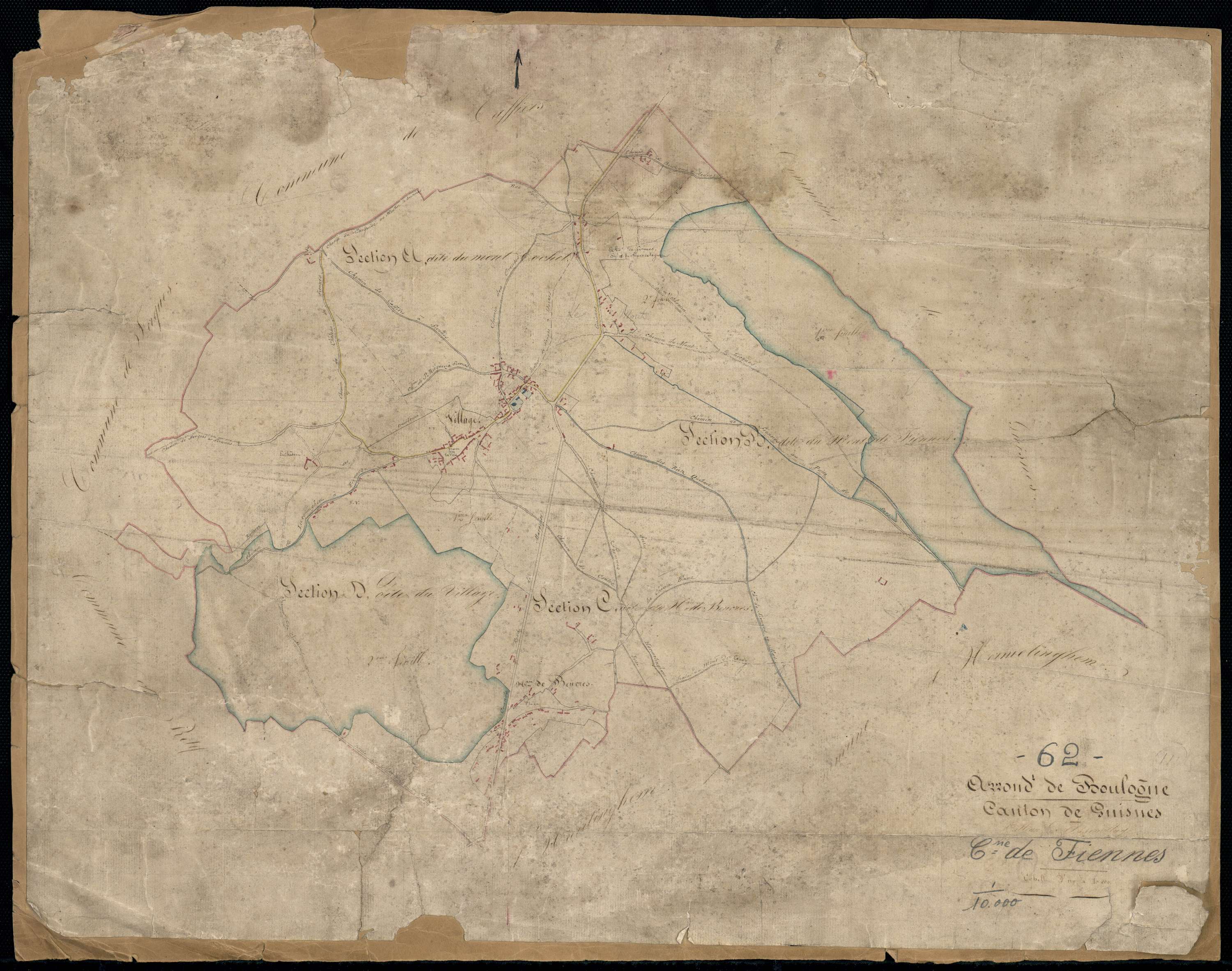 Fiennes - Tableau d'assemblage