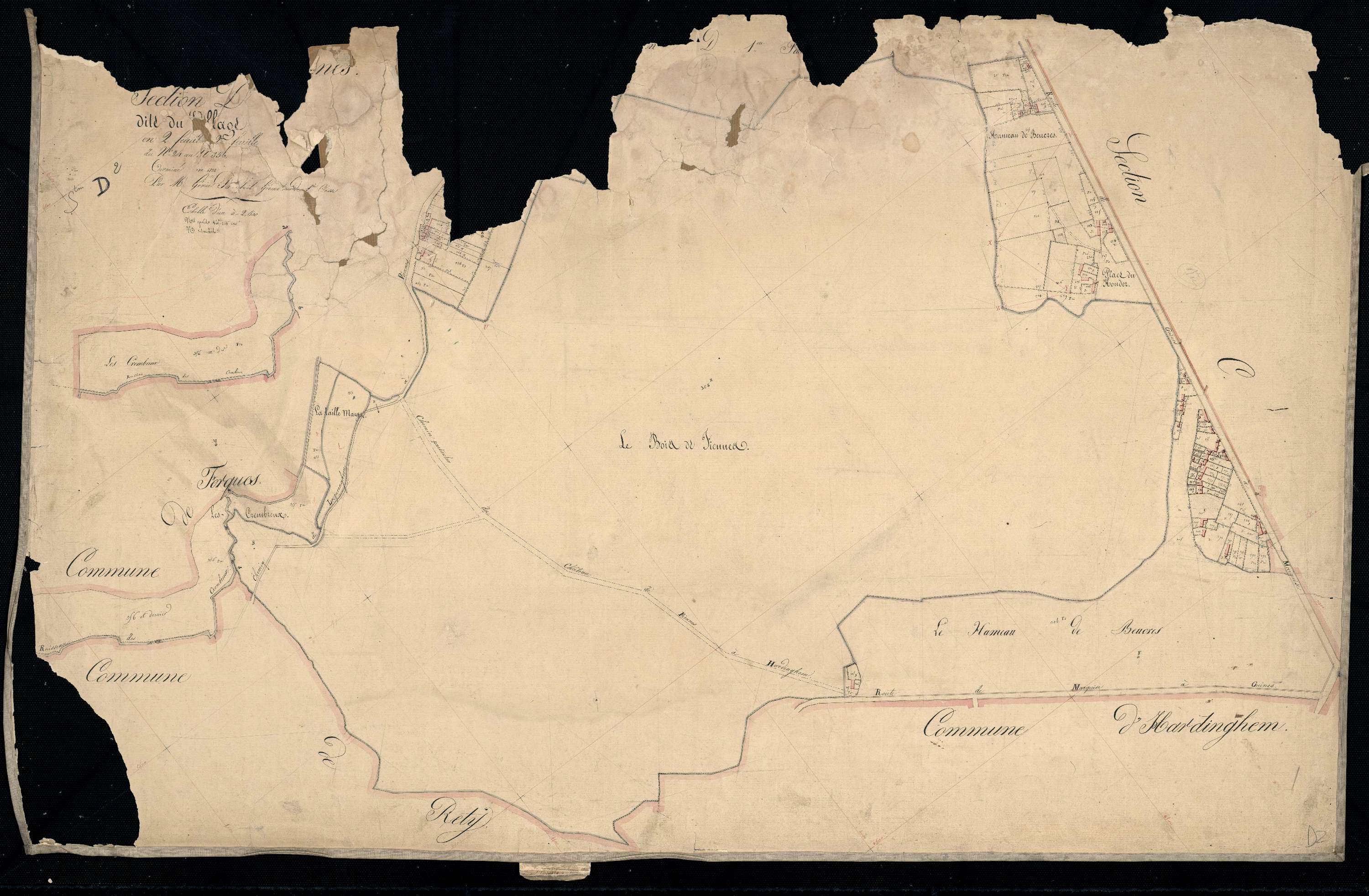 Fiennes - Section D, 2e feuille