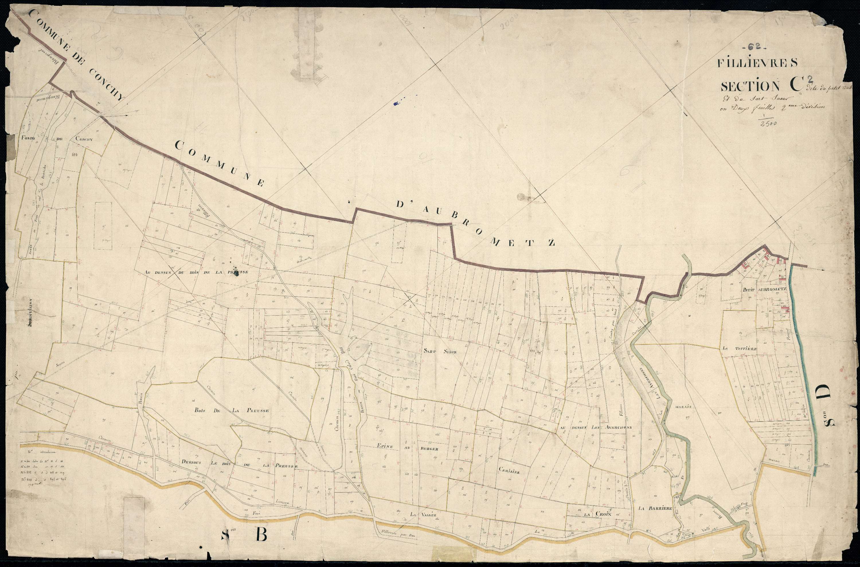 Fillièvres - Section C, 2e feuille