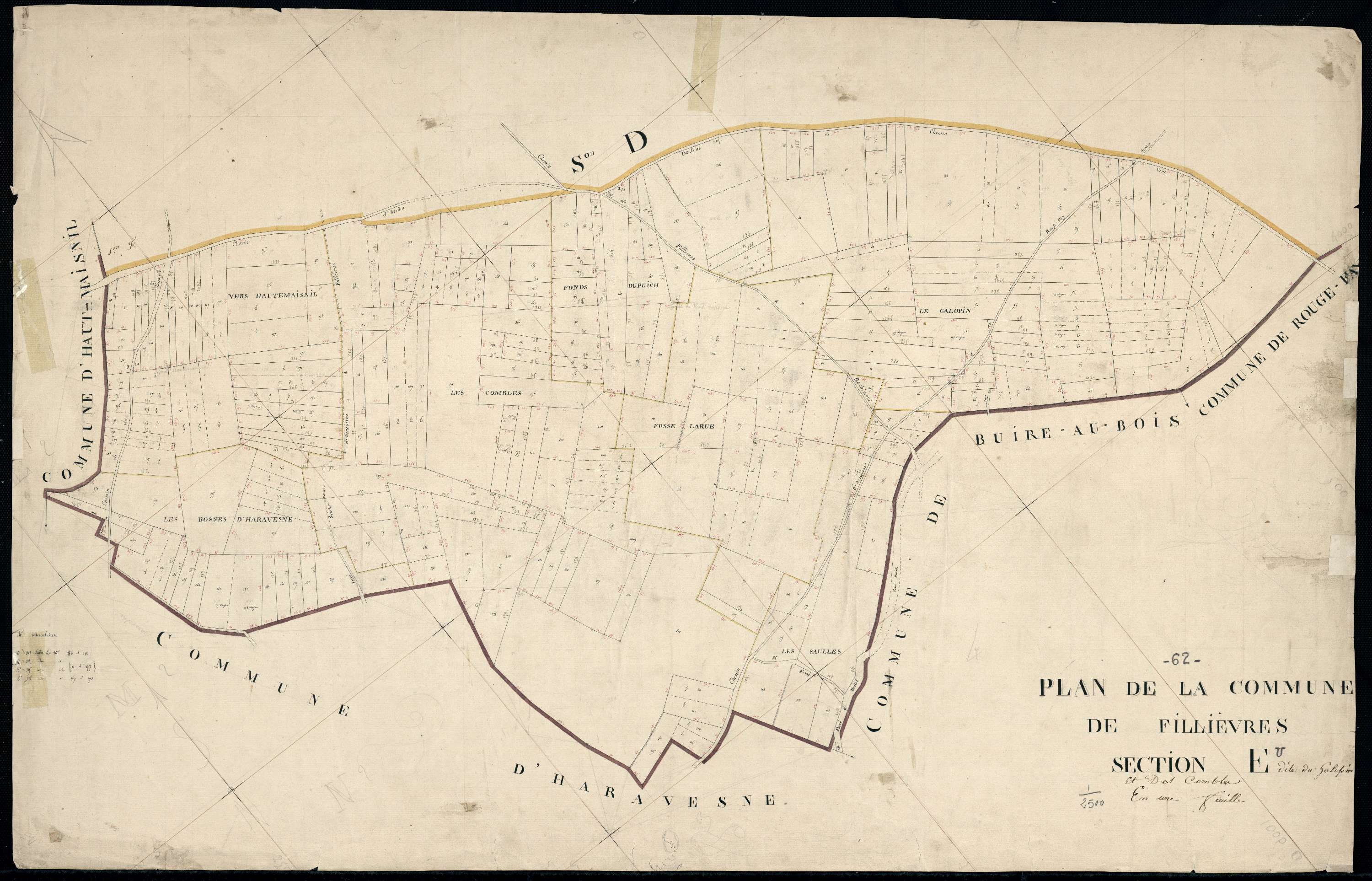 Fillièvres - Section E