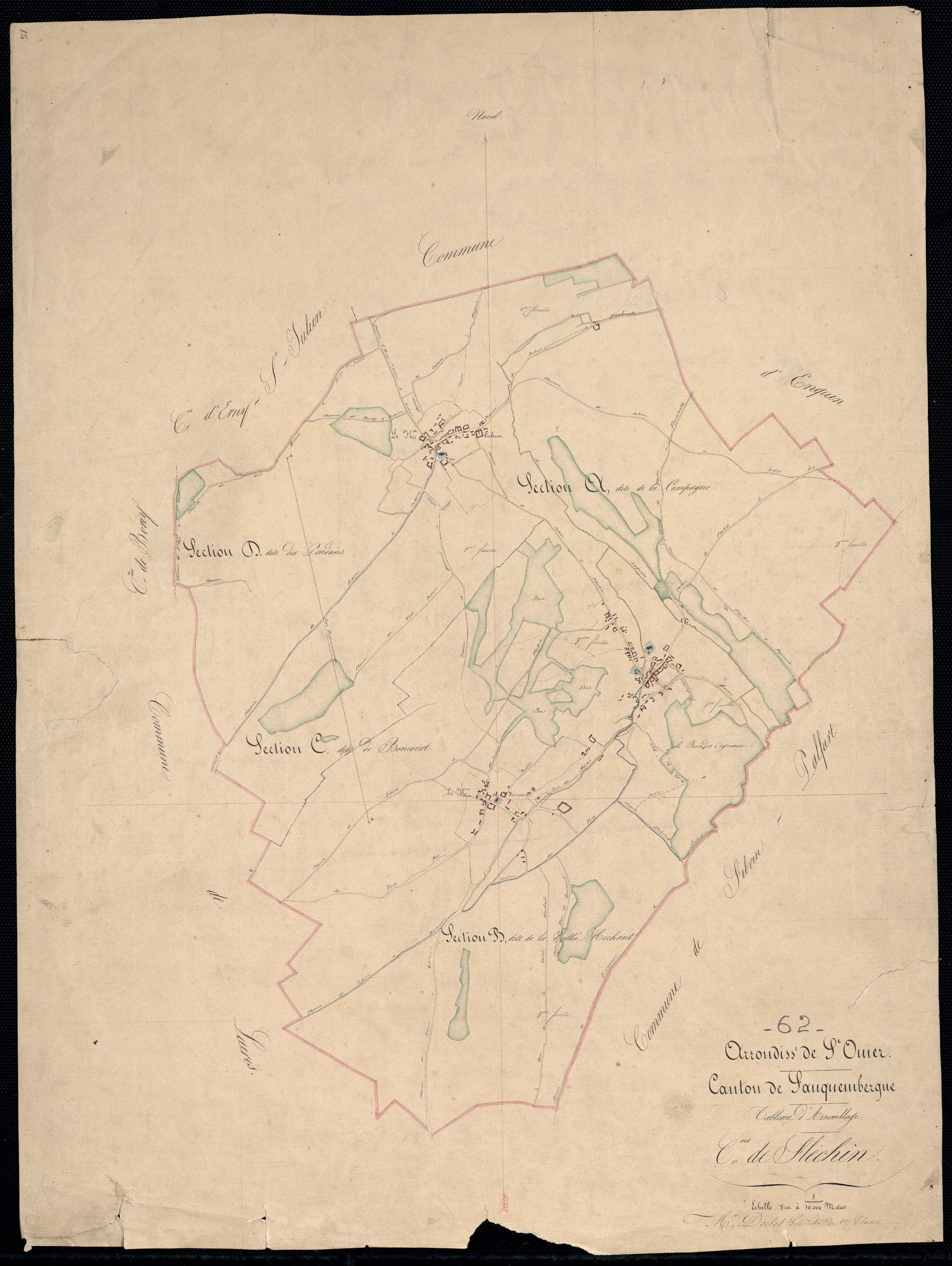 Fléchin - Tableau d'assemblage