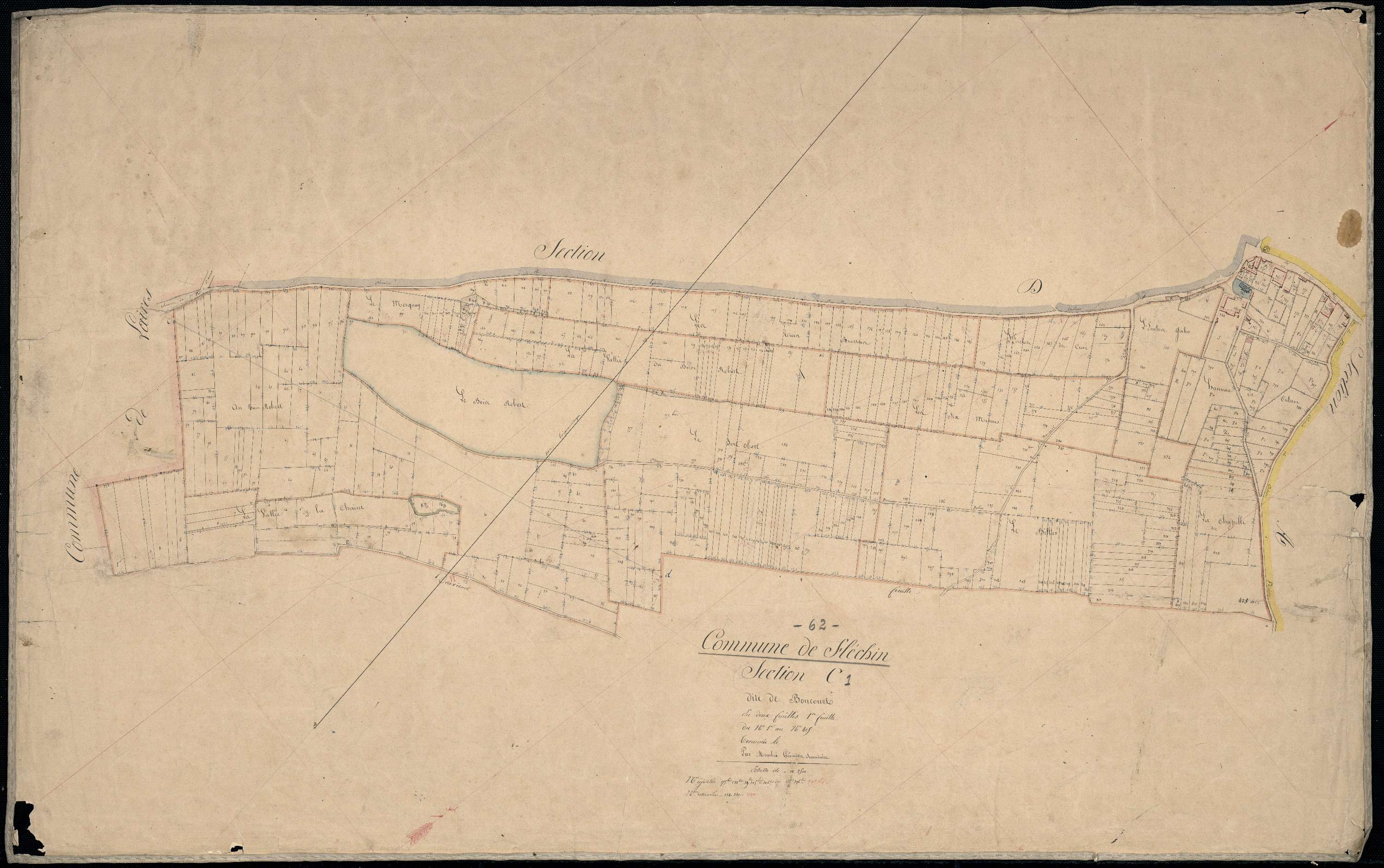 Fléchin - Section C, 1re feuille