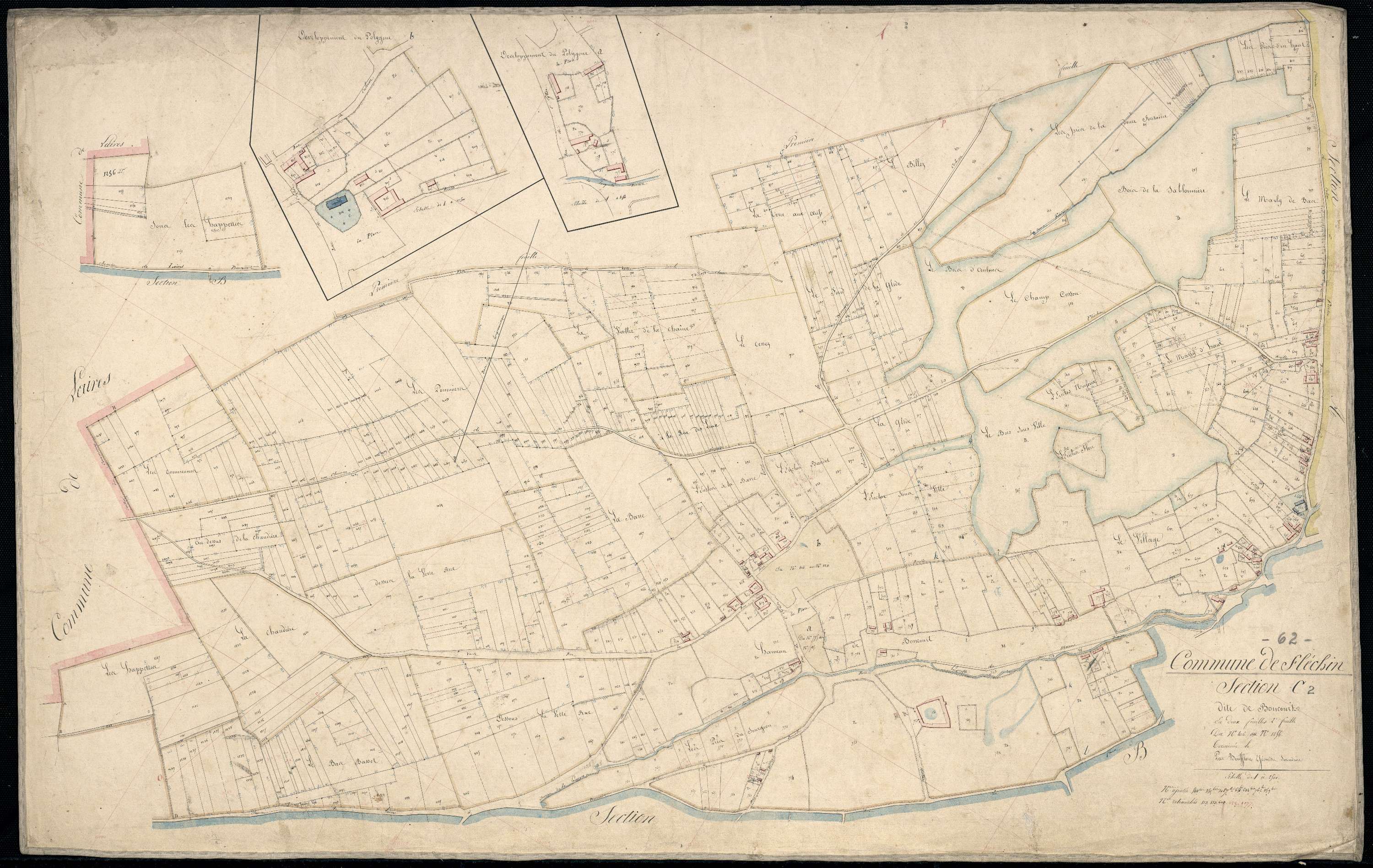 Fléchin - Section C, 2e feuille