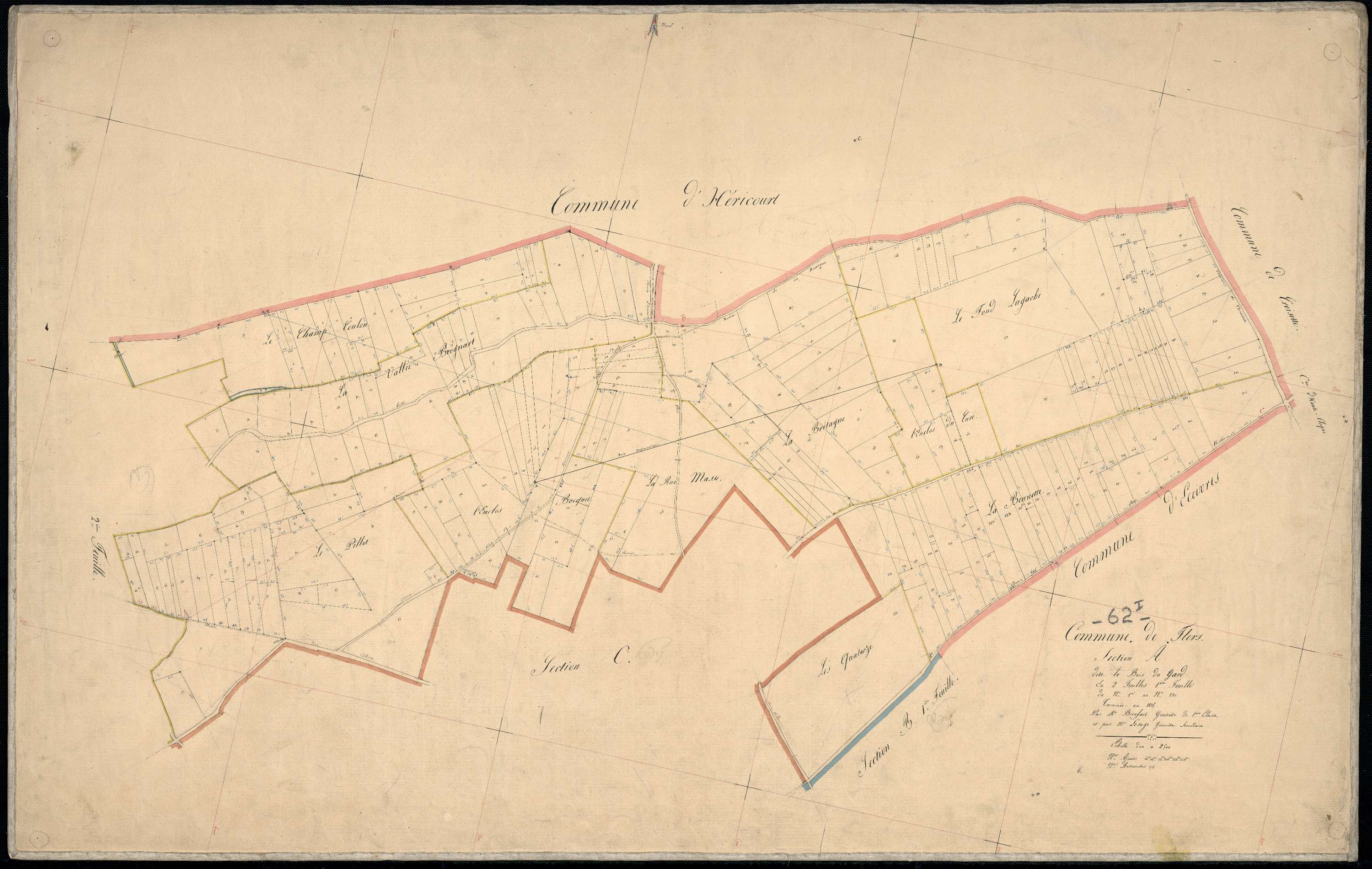 Flers - Section A, 1re feuille