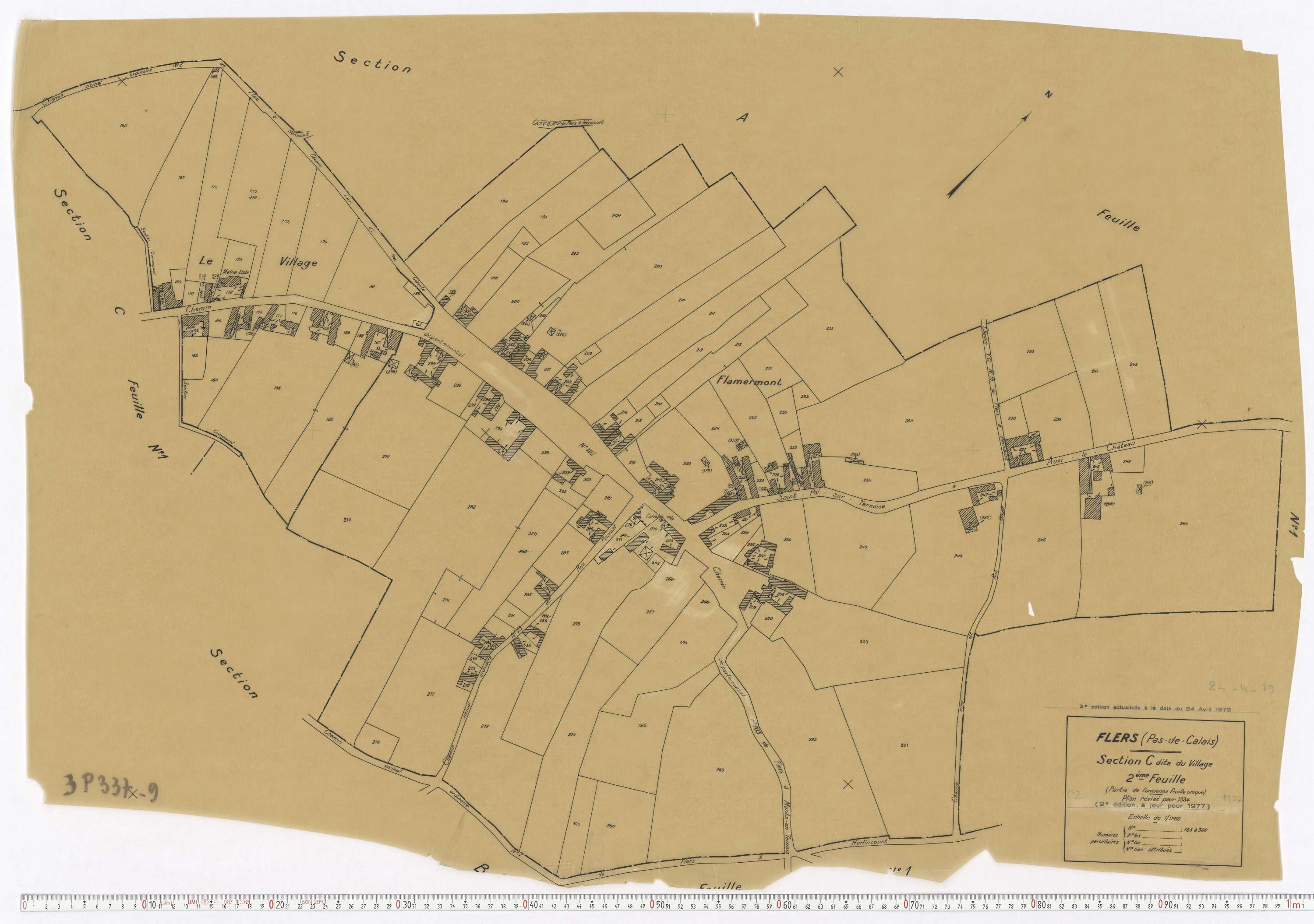 Flers - Section C, feuille 2.