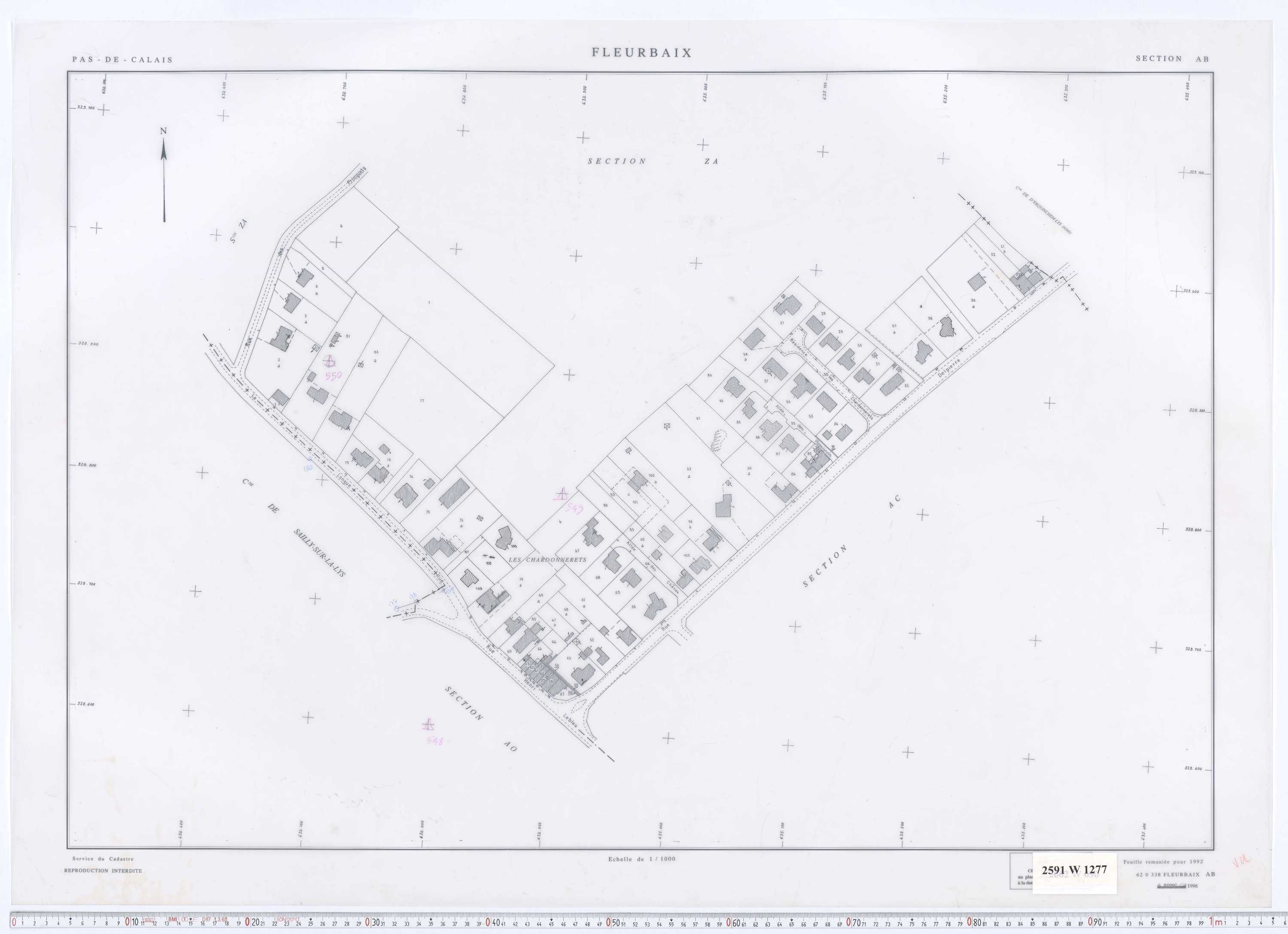 Fleurbaix - Section AB.