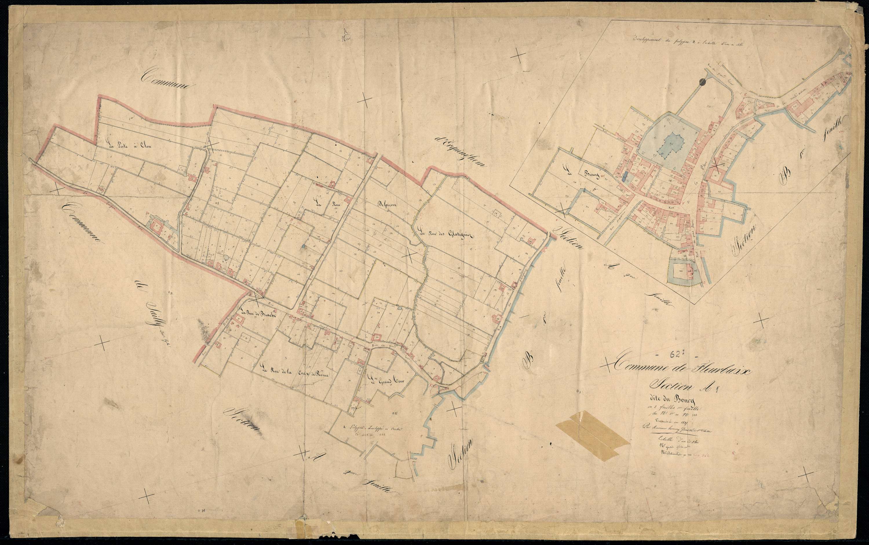 Fleurbaix - Section A, 1re feuille