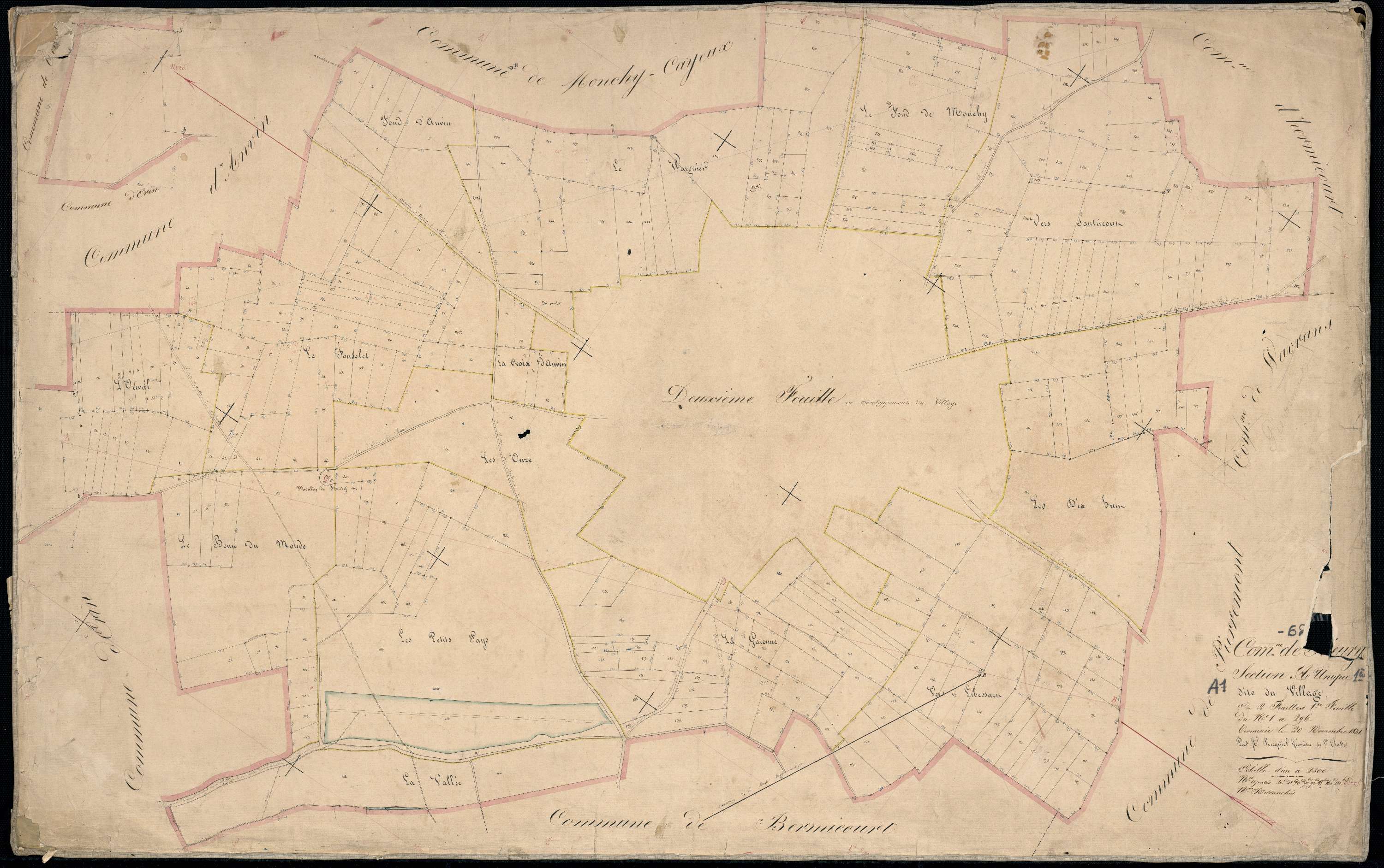 Fleury - Section A, 1re feuille
