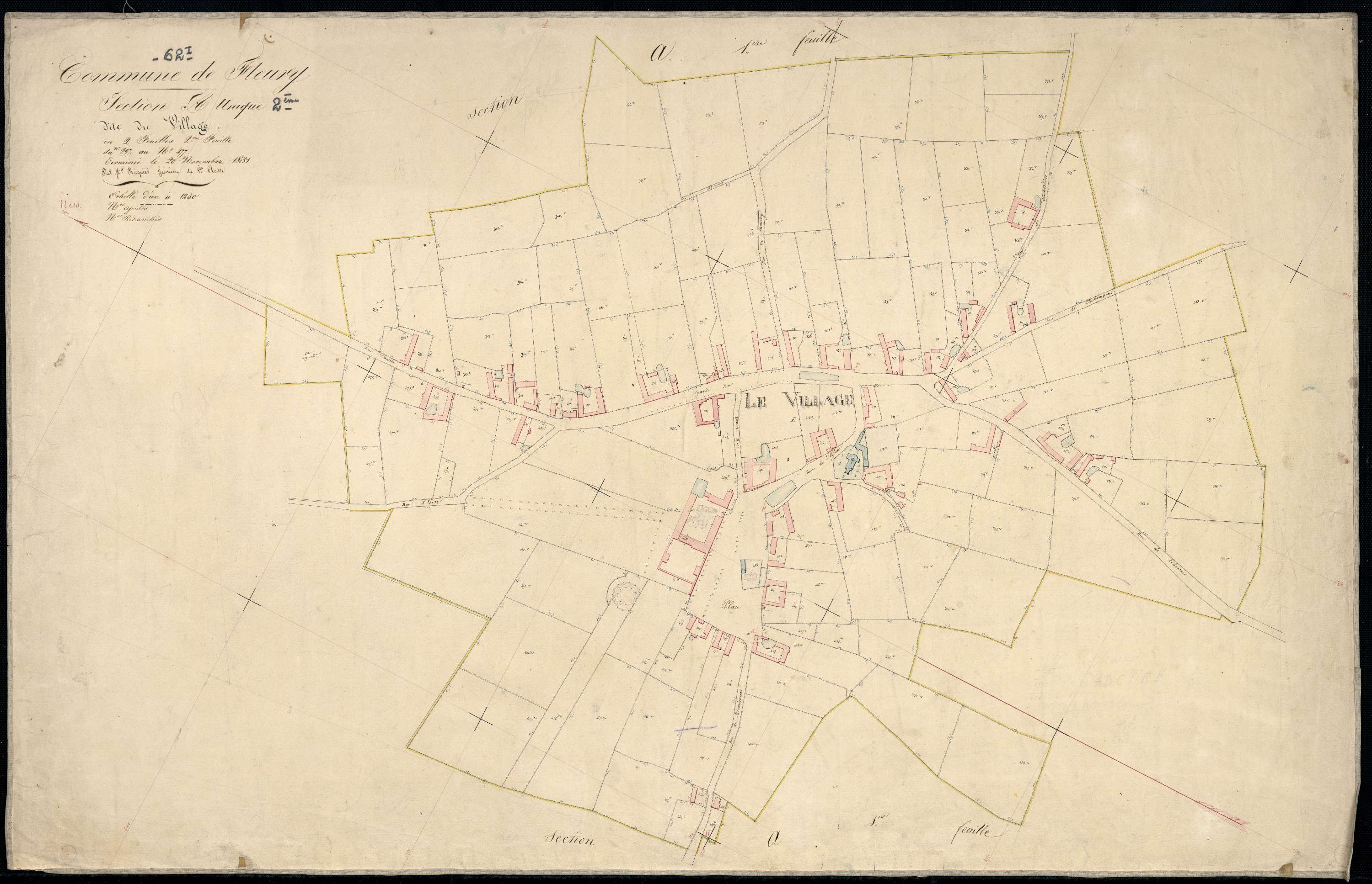 Fleury - Section A, 2e feuille
