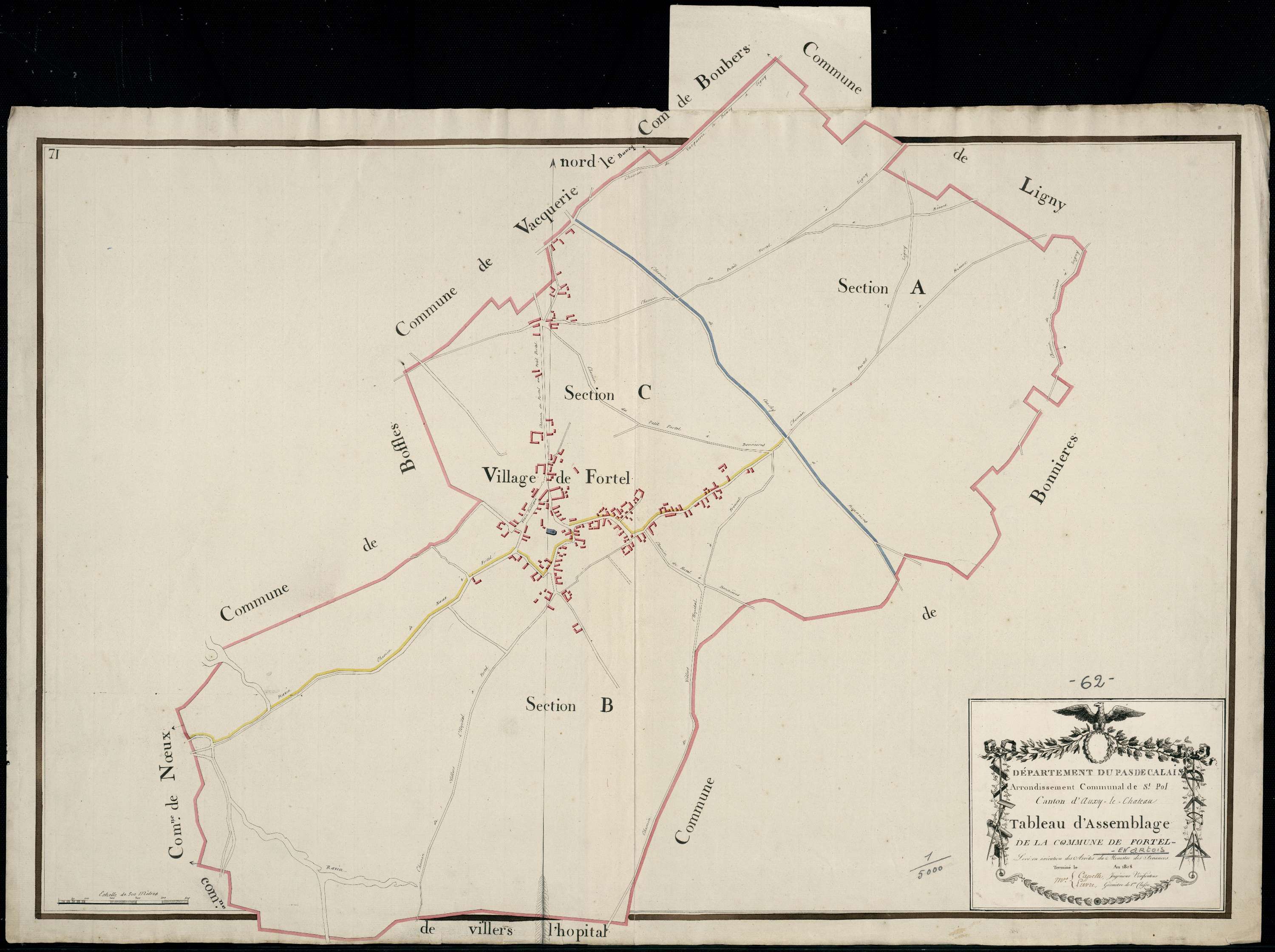 Fortel-en-Artois - Tableau d'assemblage