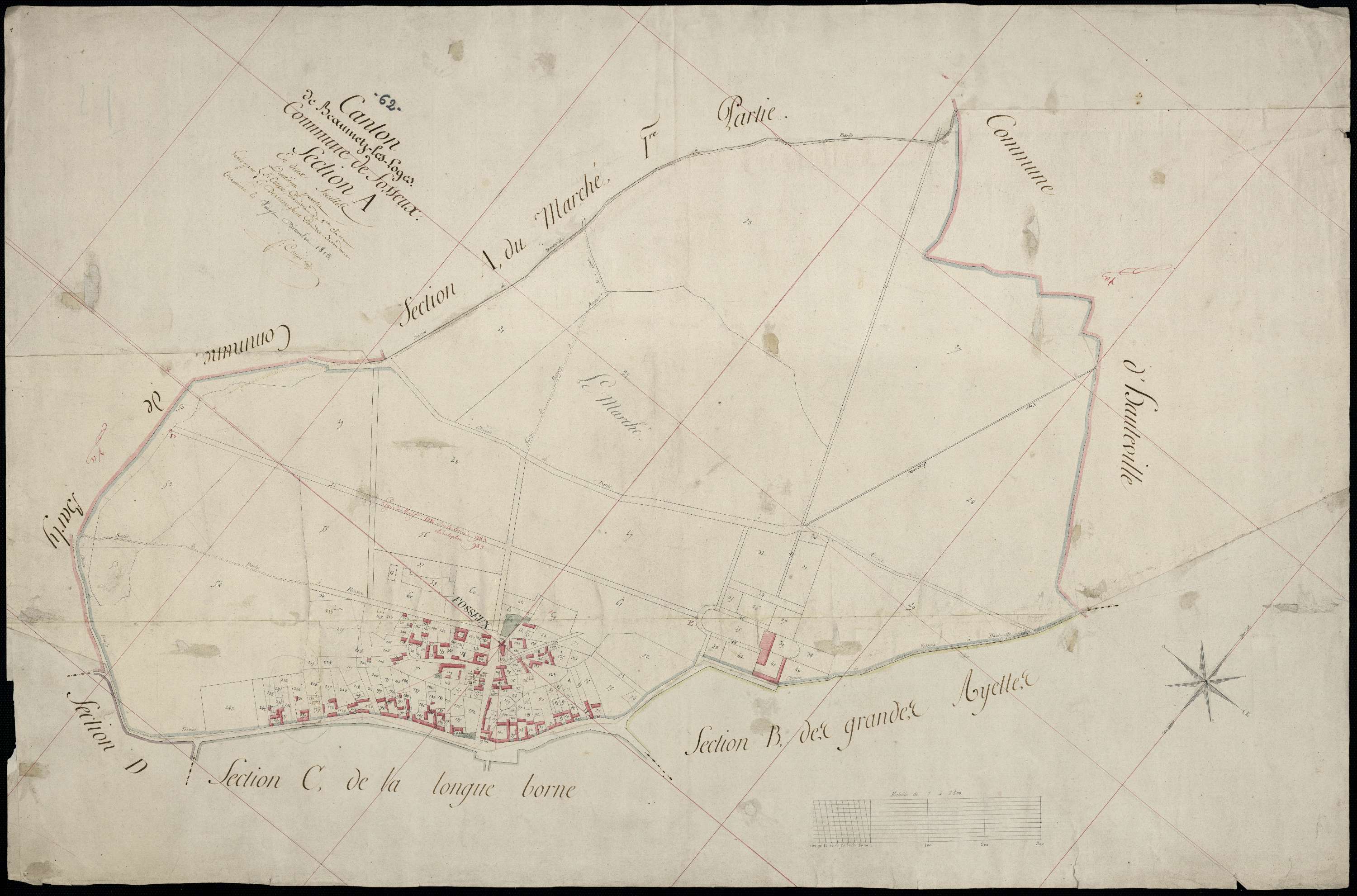 Fosseux - Section A, 2e feuille