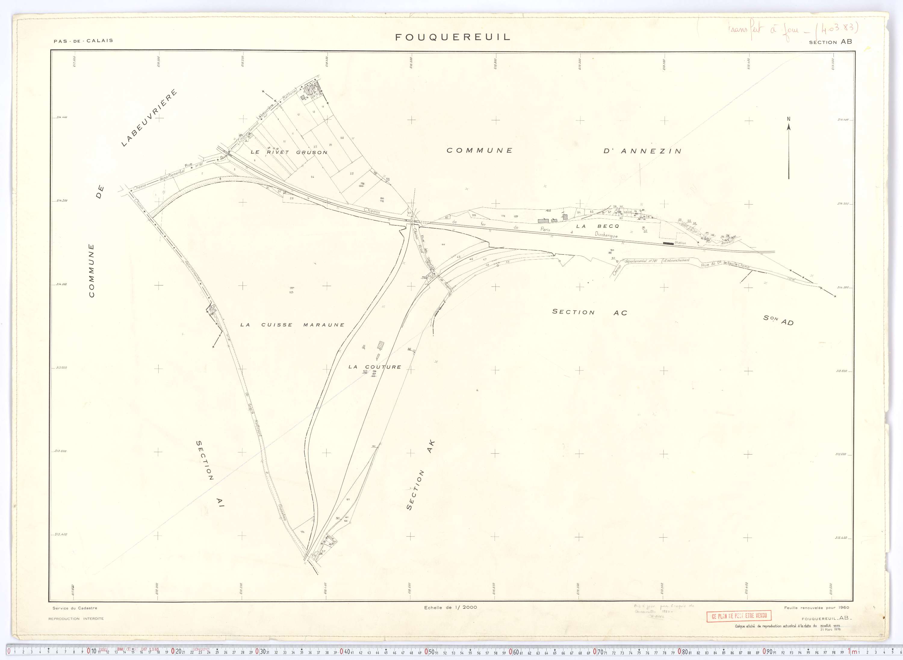 Fouquereuil - Section AB.