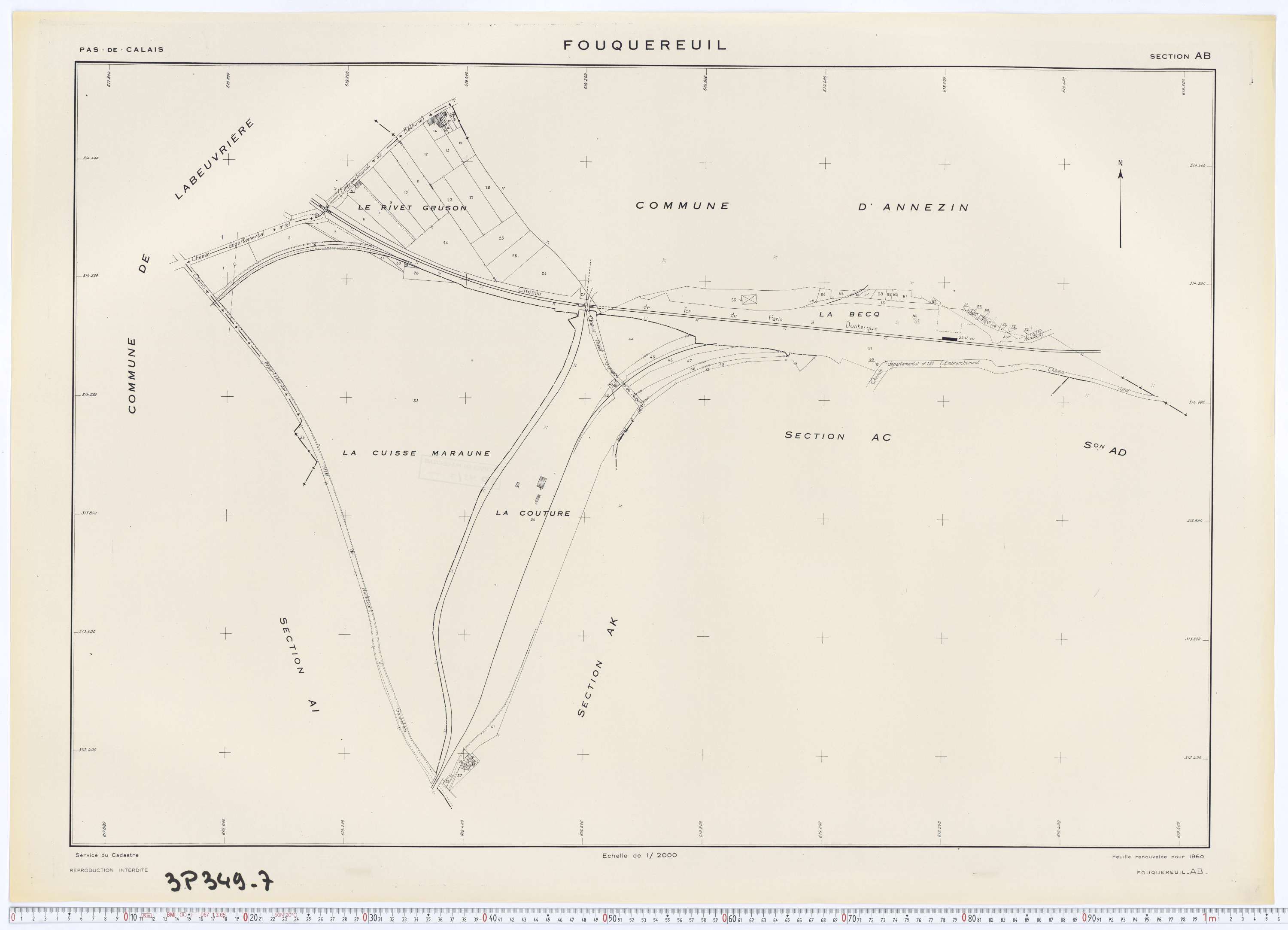 Fouquereuil - Section AB.