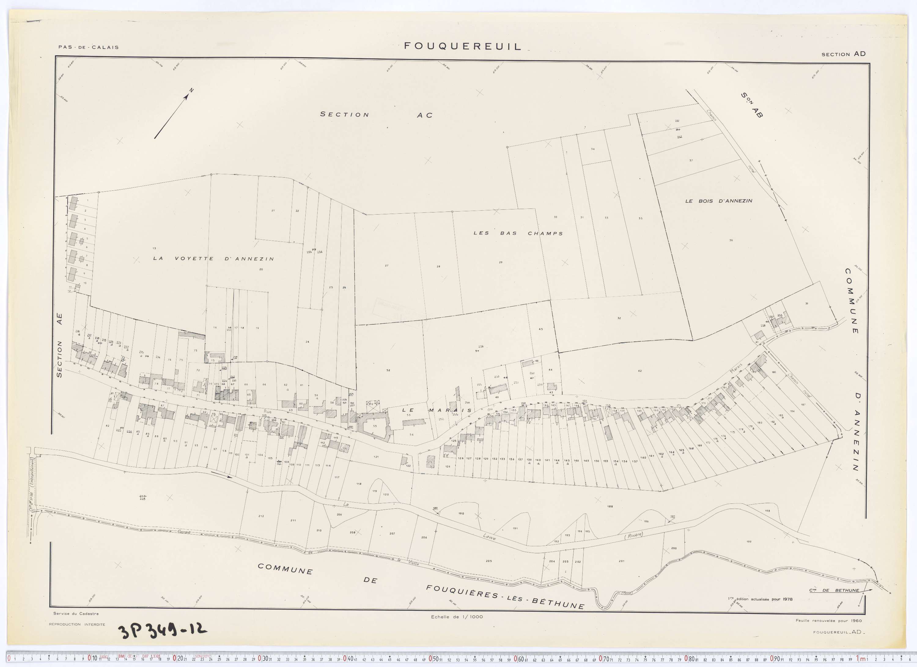 Fouquereuil - Section AD.