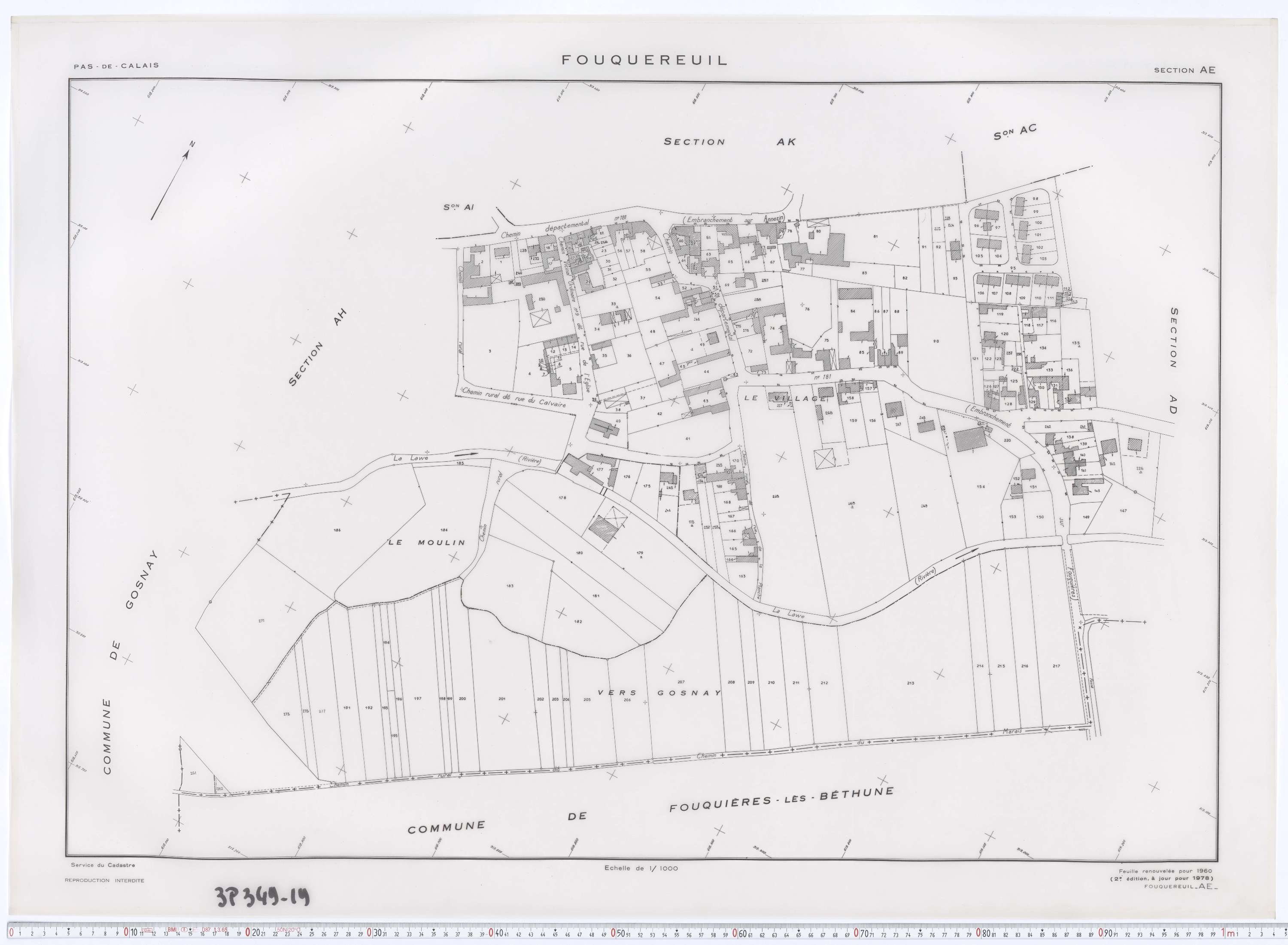Fouquereuil - Section AE.