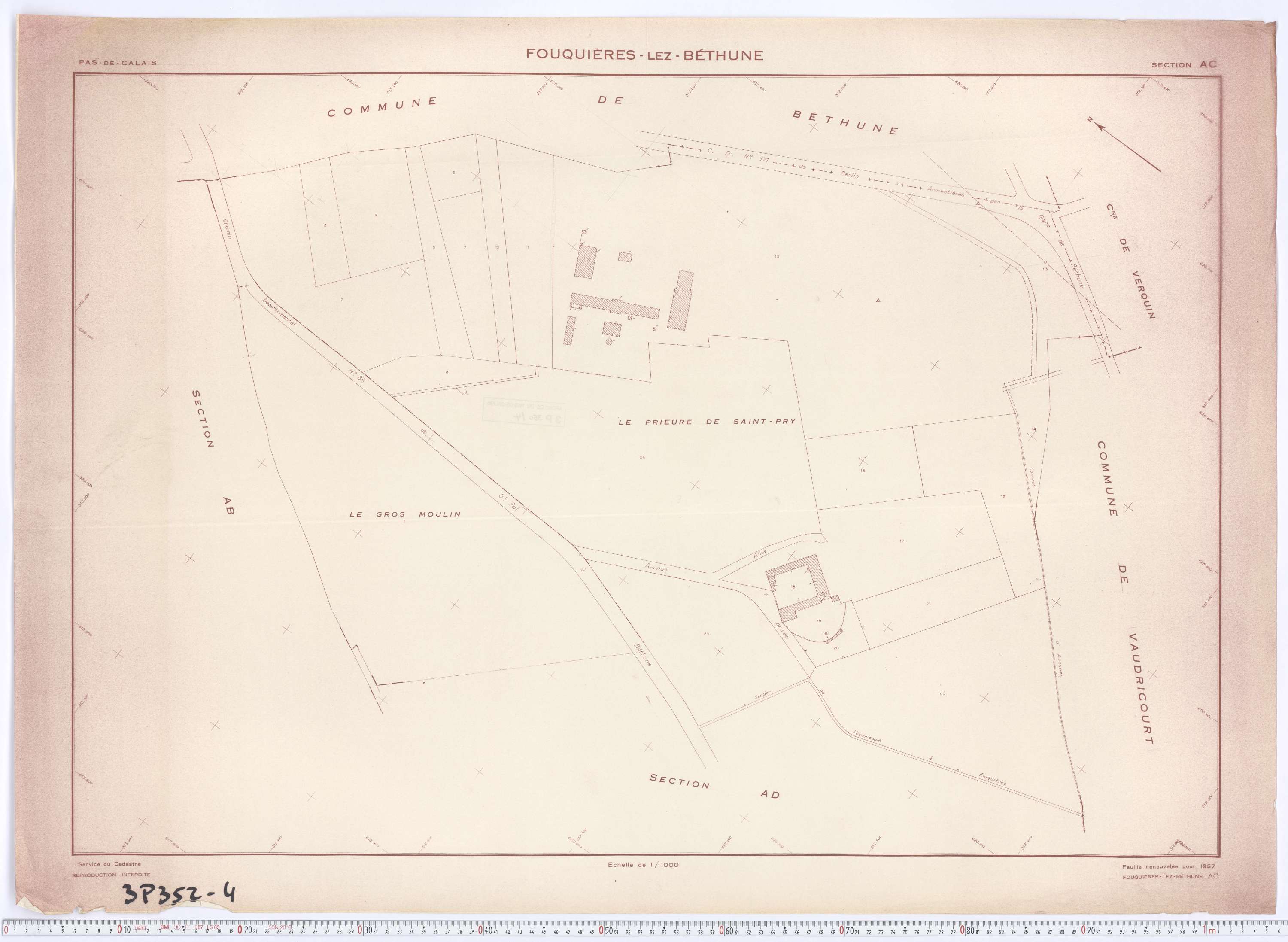 Fouquières-lès-Béthune - Section AC.