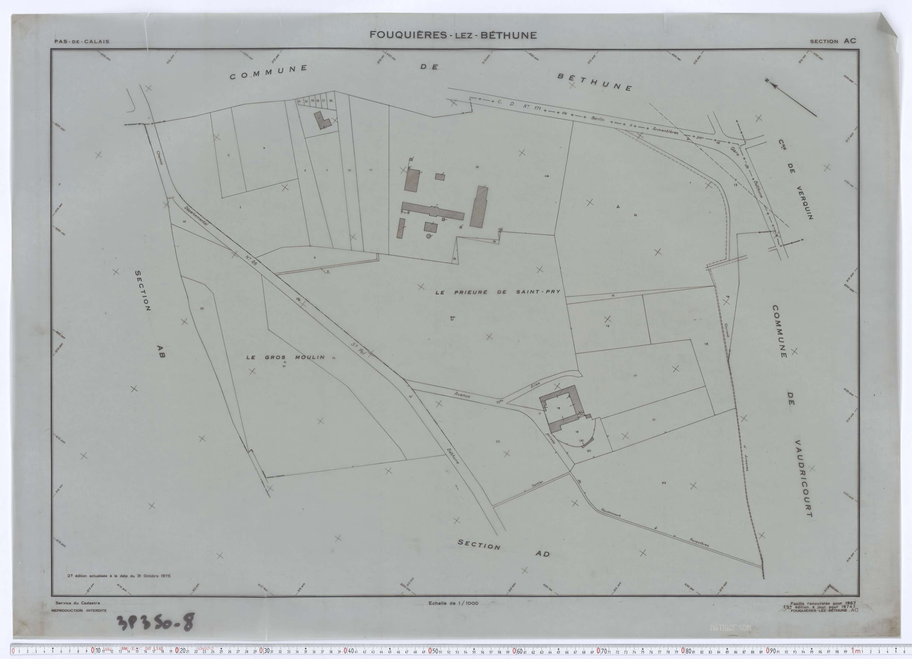 Fouquières-lès-Béthune - Section AC.