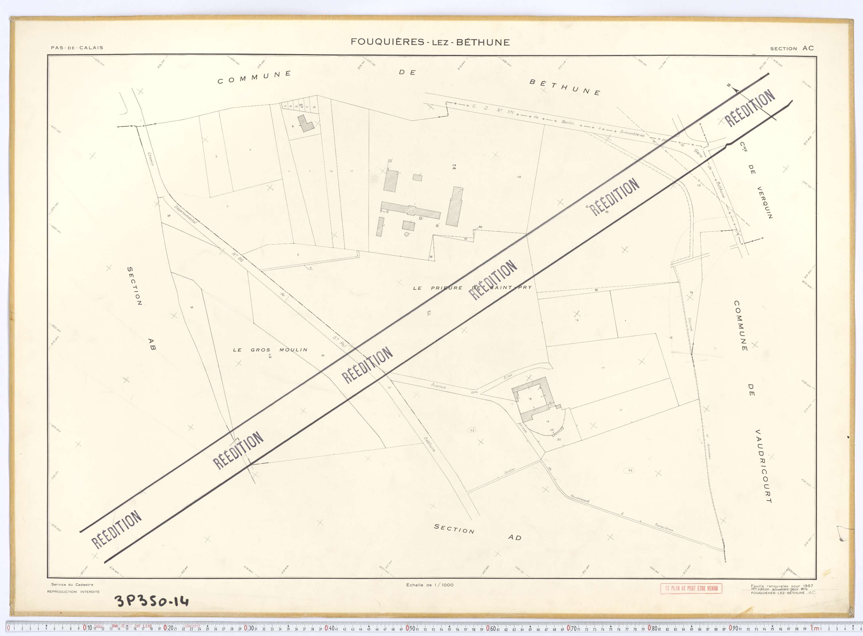 Fouquières-lès-Béthune - Section AC.