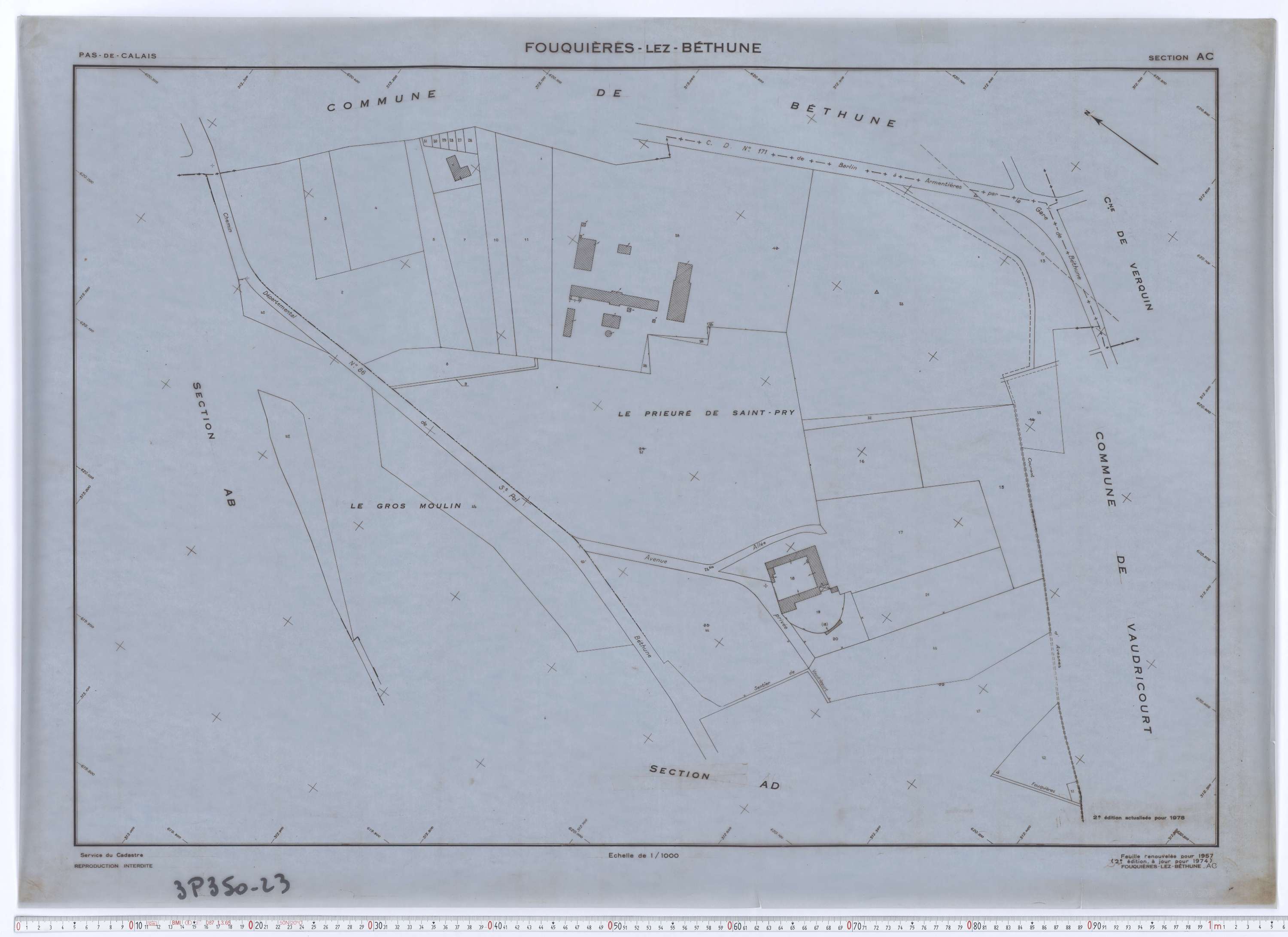 Fouquières-lès-Béthune - Section AC.