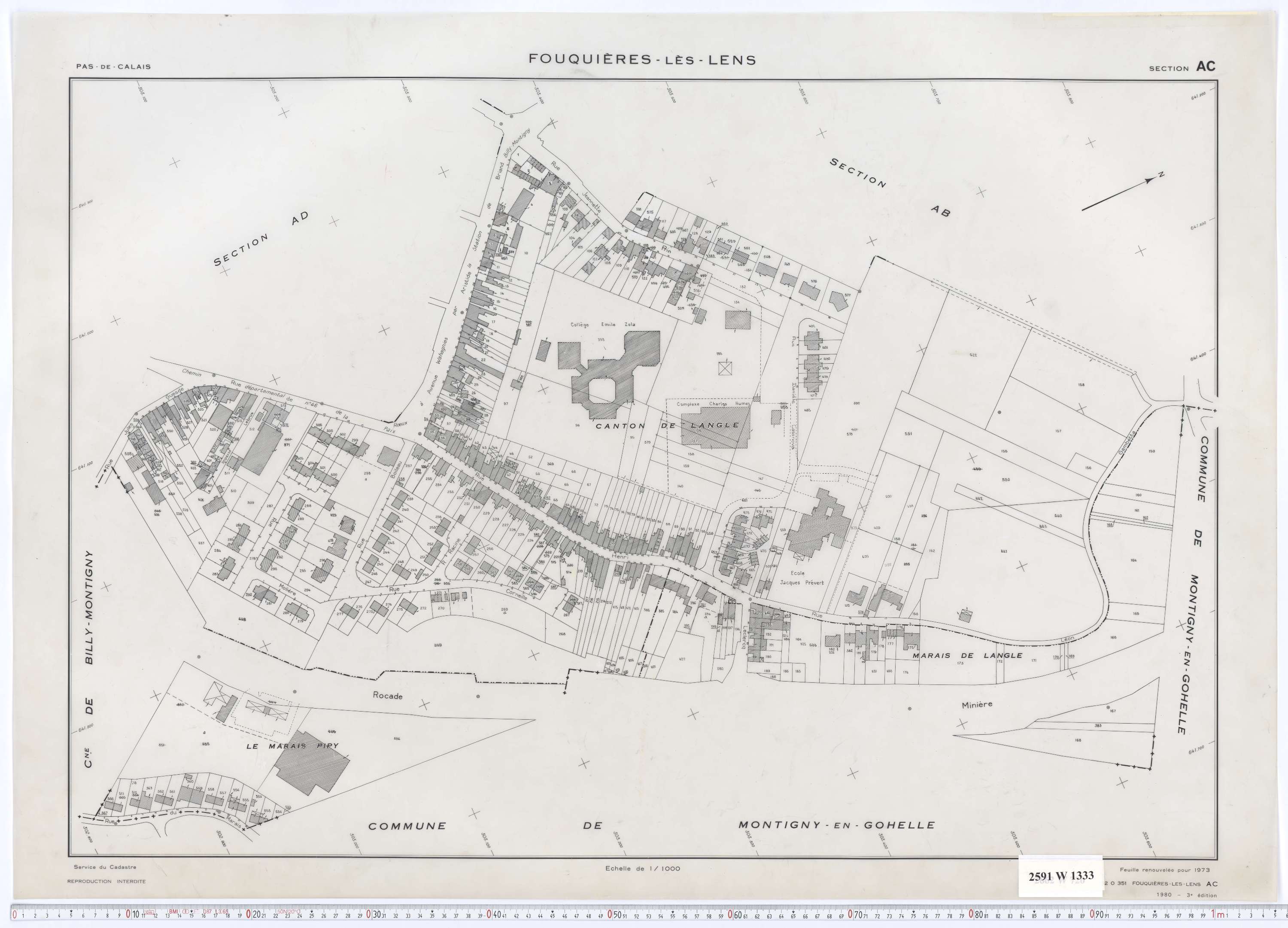 Fouquières-lès-Lens - Section AC.