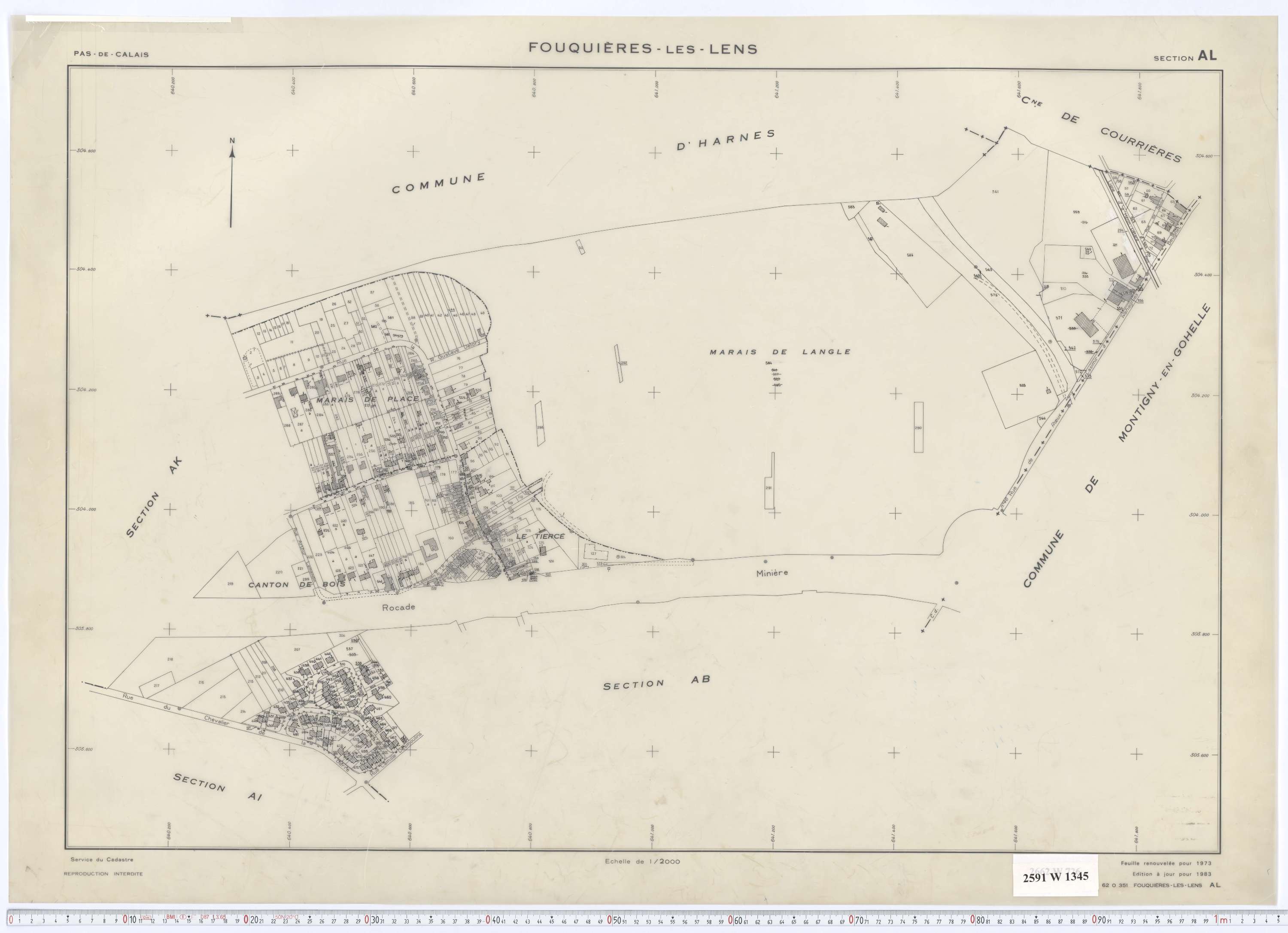Fouquières-lès-Lens - Section AL.